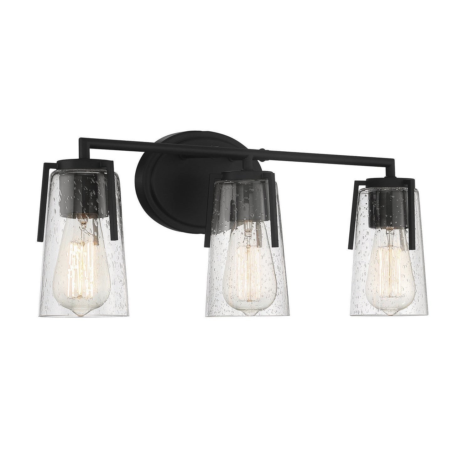 Savoy House - 8-7045-3-BK - Three Light Bath Bar - Sacremento - Black