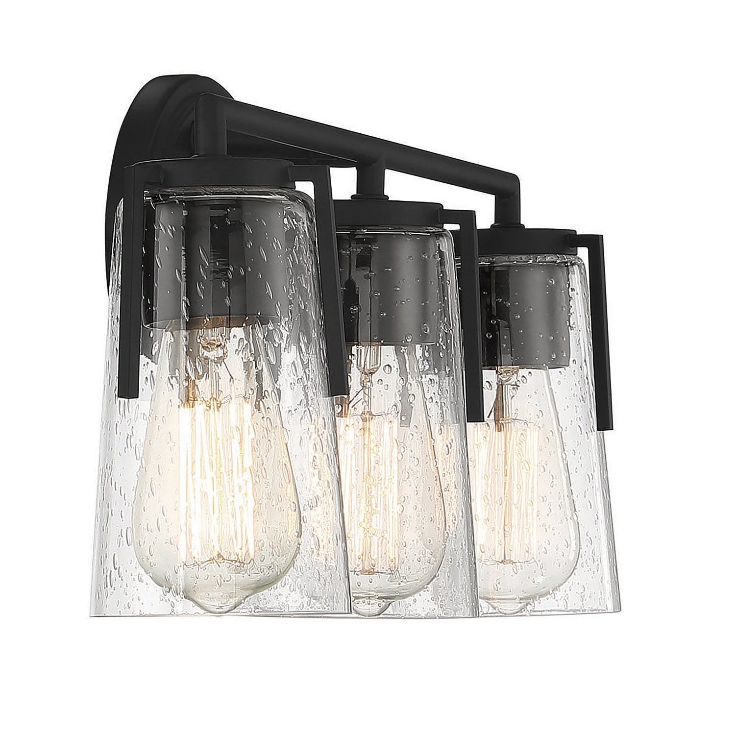 Savoy House - 8-7045-3-BK - Three Light Bath Bar - Sacremento - Black