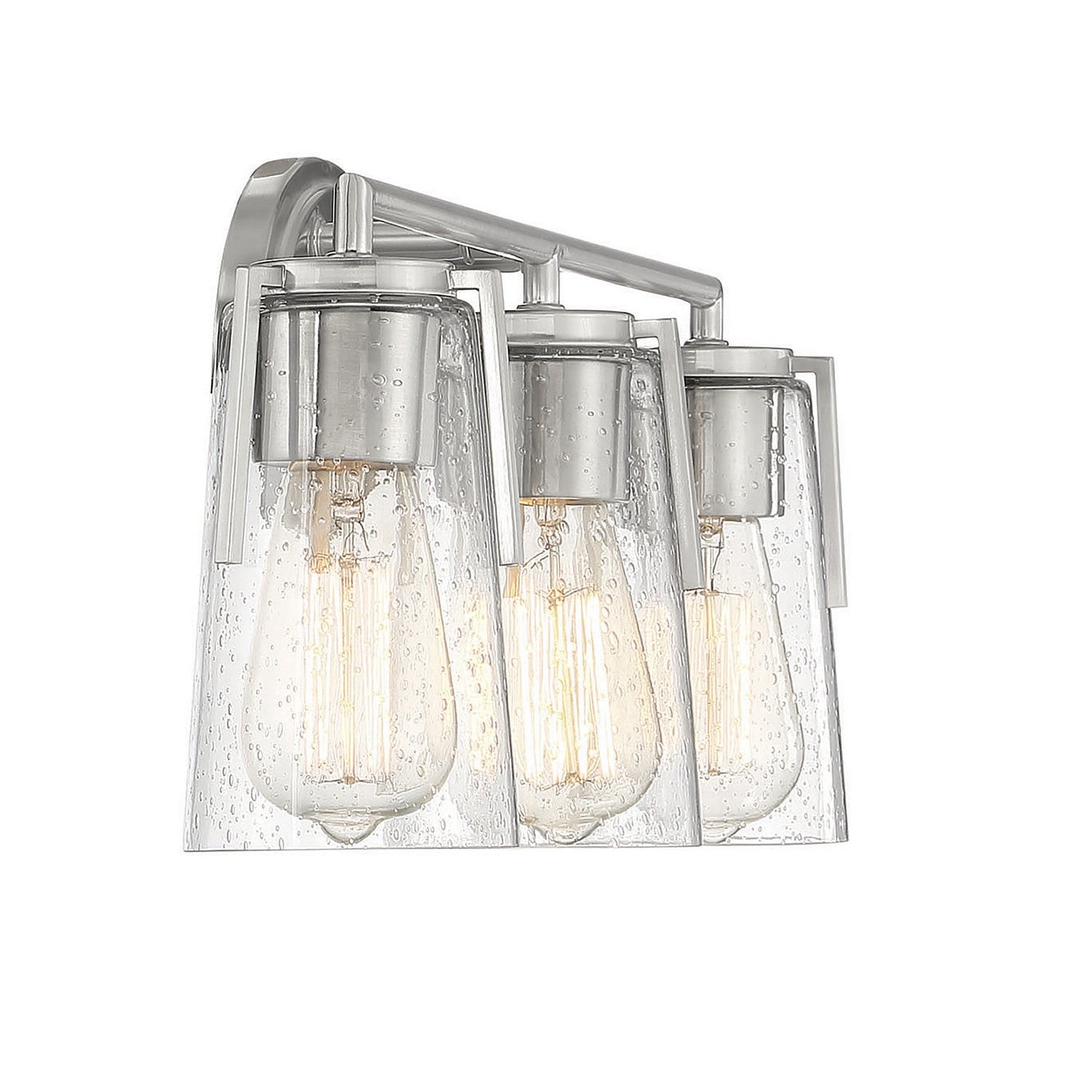Savoy House - 8-7045-3-SN - Three Light Bath Bar - Sacremento - Satin Nickel
