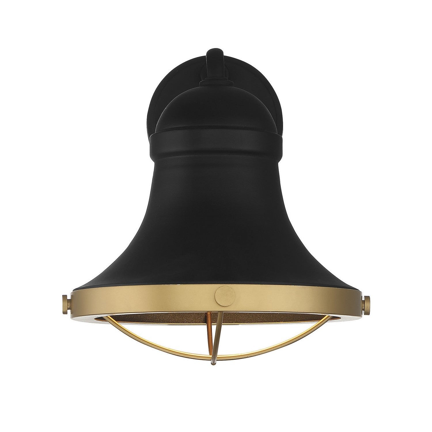 Savoy House - 5-179-137 - One Light Wall Sconce - Belmont - Textured Black with Warm Brass