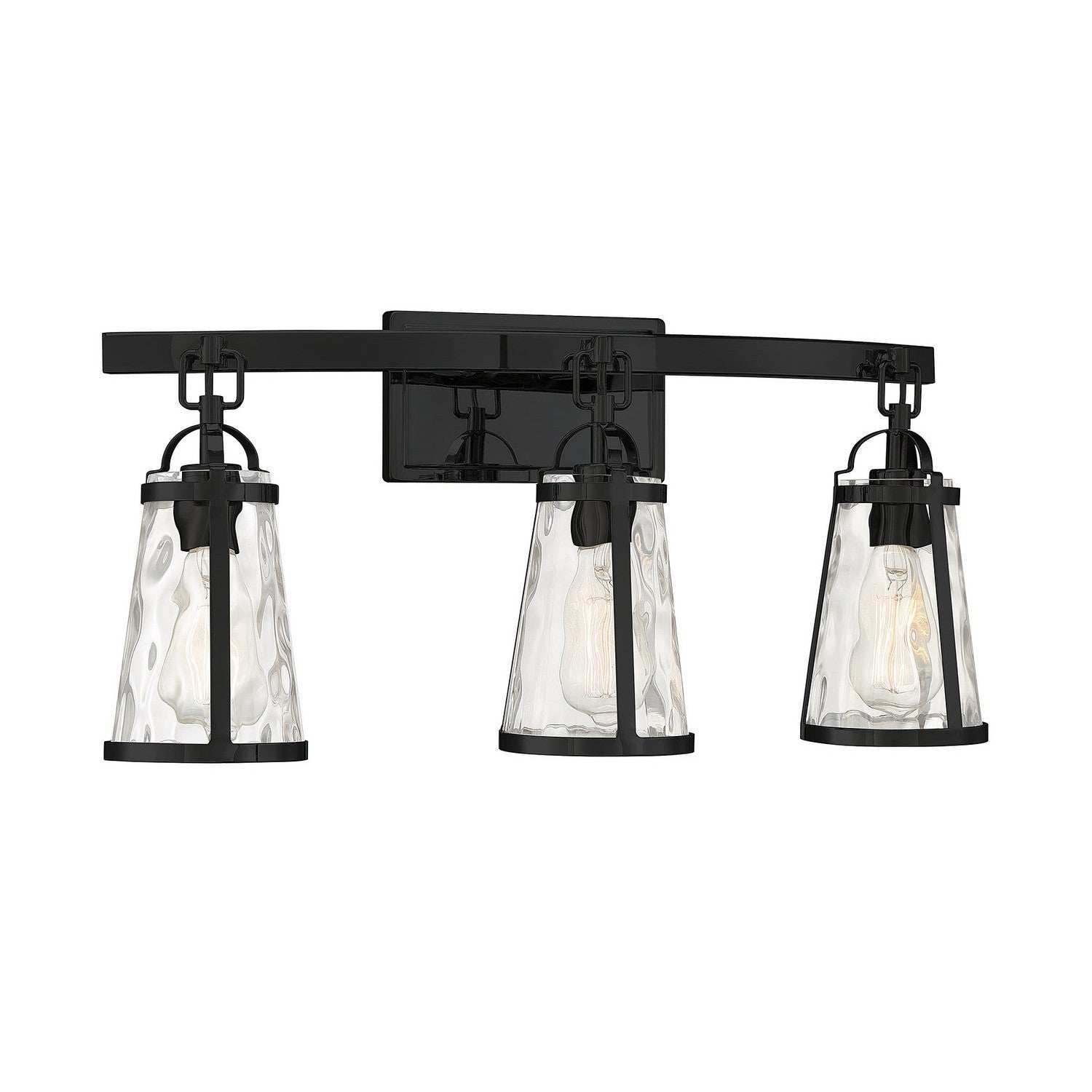 Savoy House - 8-560-3-BK - Three Light Bath Bar - Albany - Black
