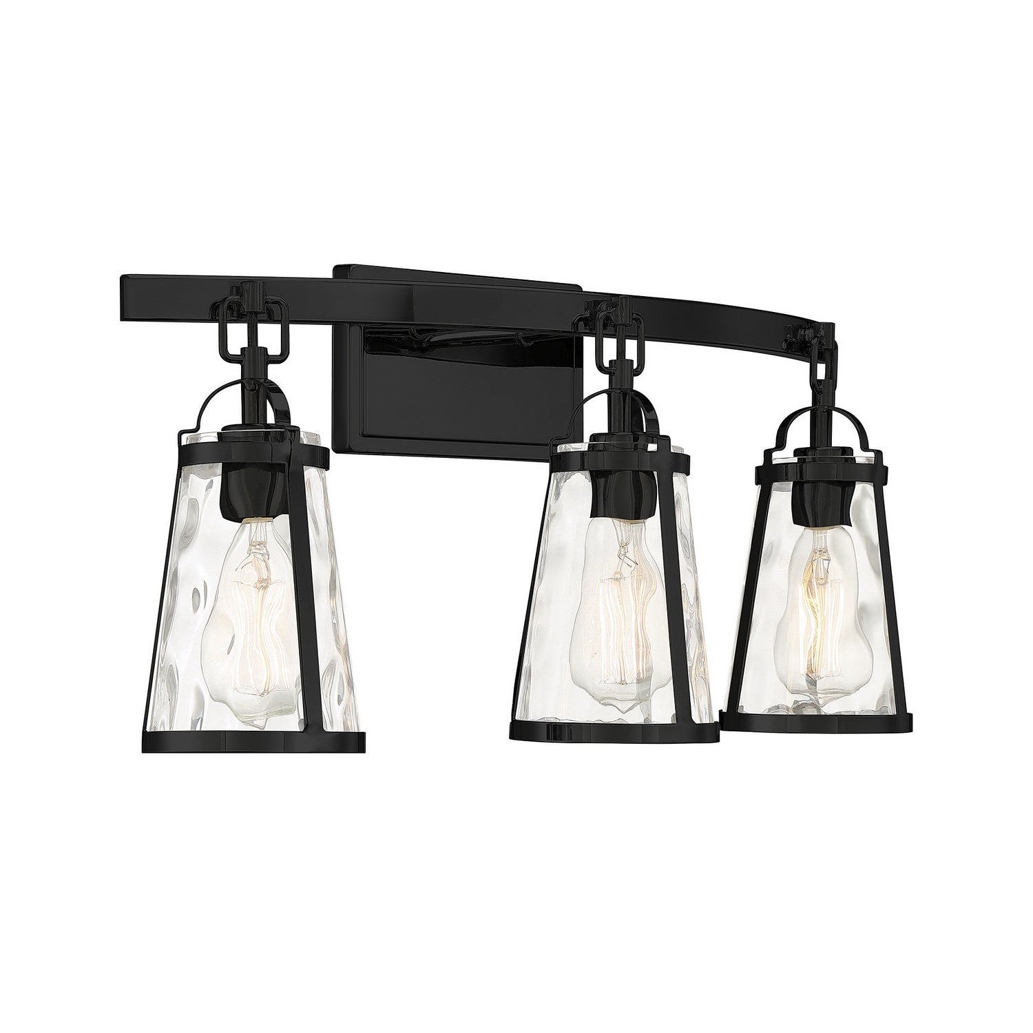Savoy House - 8-560-3-BK - Three Light Bath Bar - Albany - Black