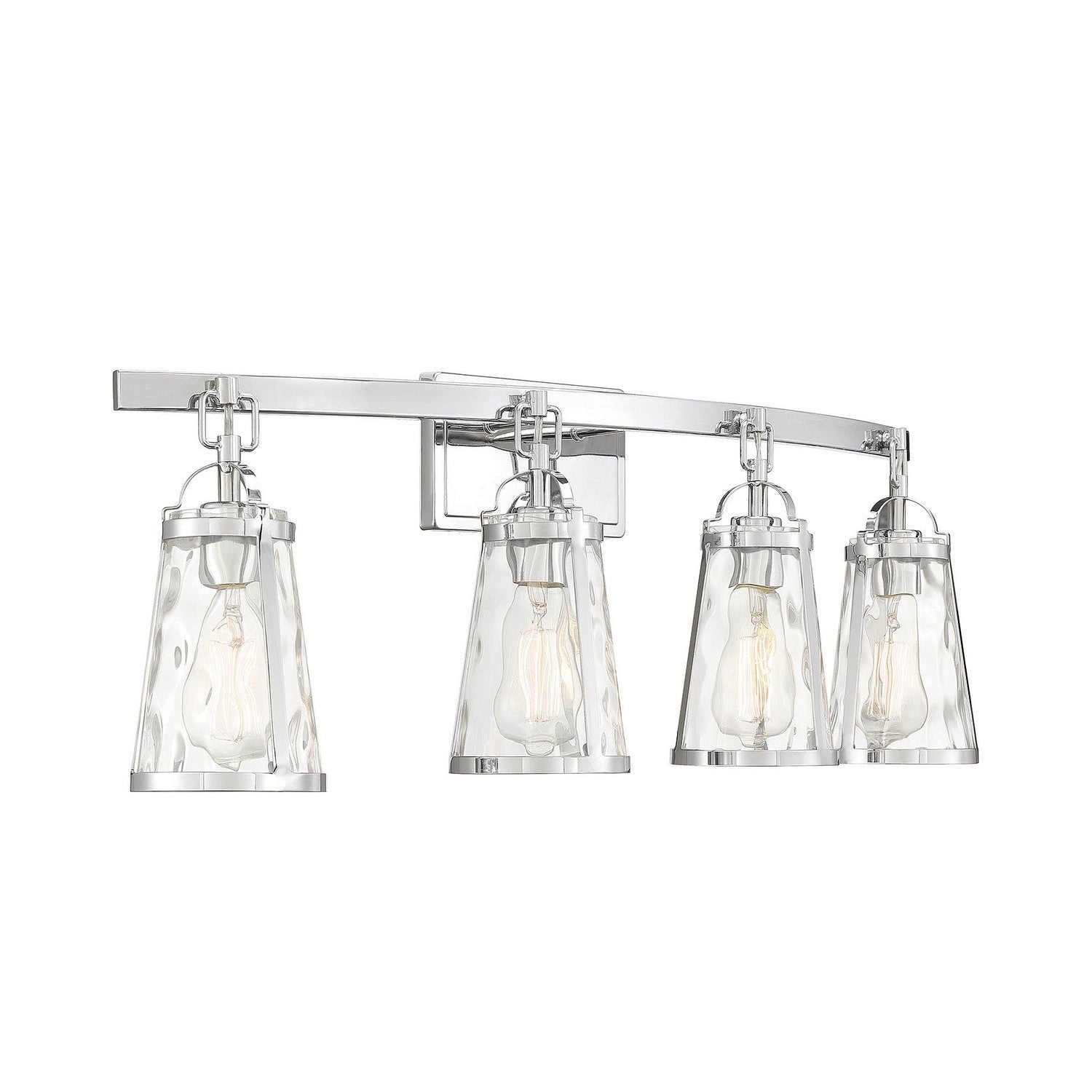 Savoy House - 8-560-4-11 - Four Light Bath Bar - Albany - Polished Chrome