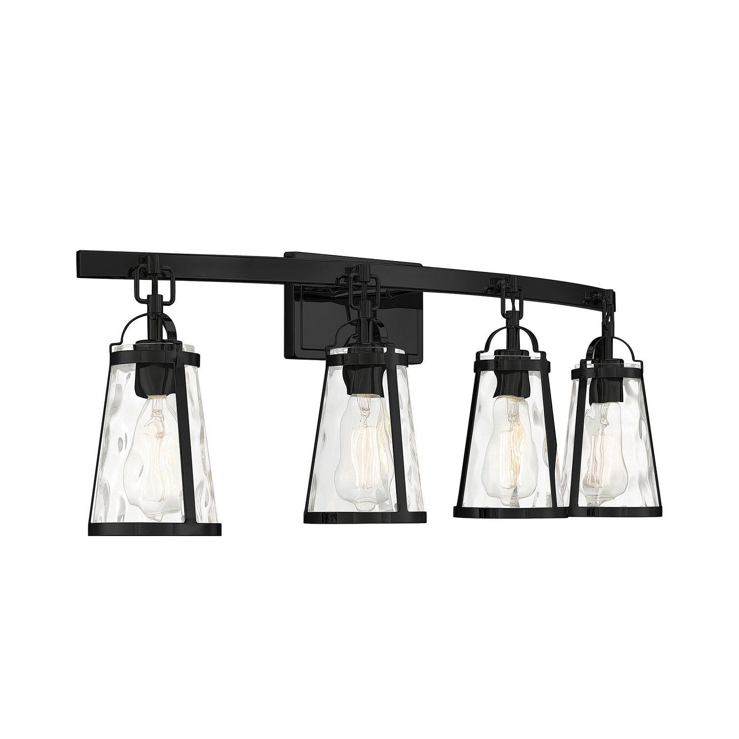 Savoy House - 8-560-4-BK - Four Light Bath Bar - Albany - Black