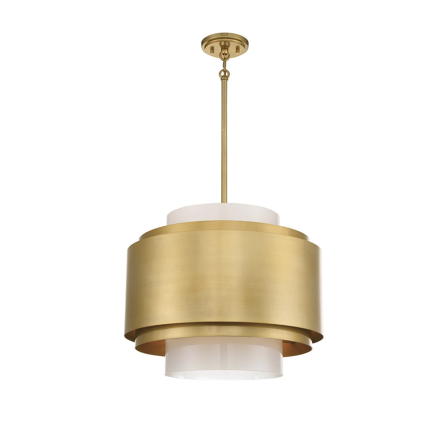 Savoy House - 1-181-4-171 - Four Light Pendant - Beacon - Burnished Brass