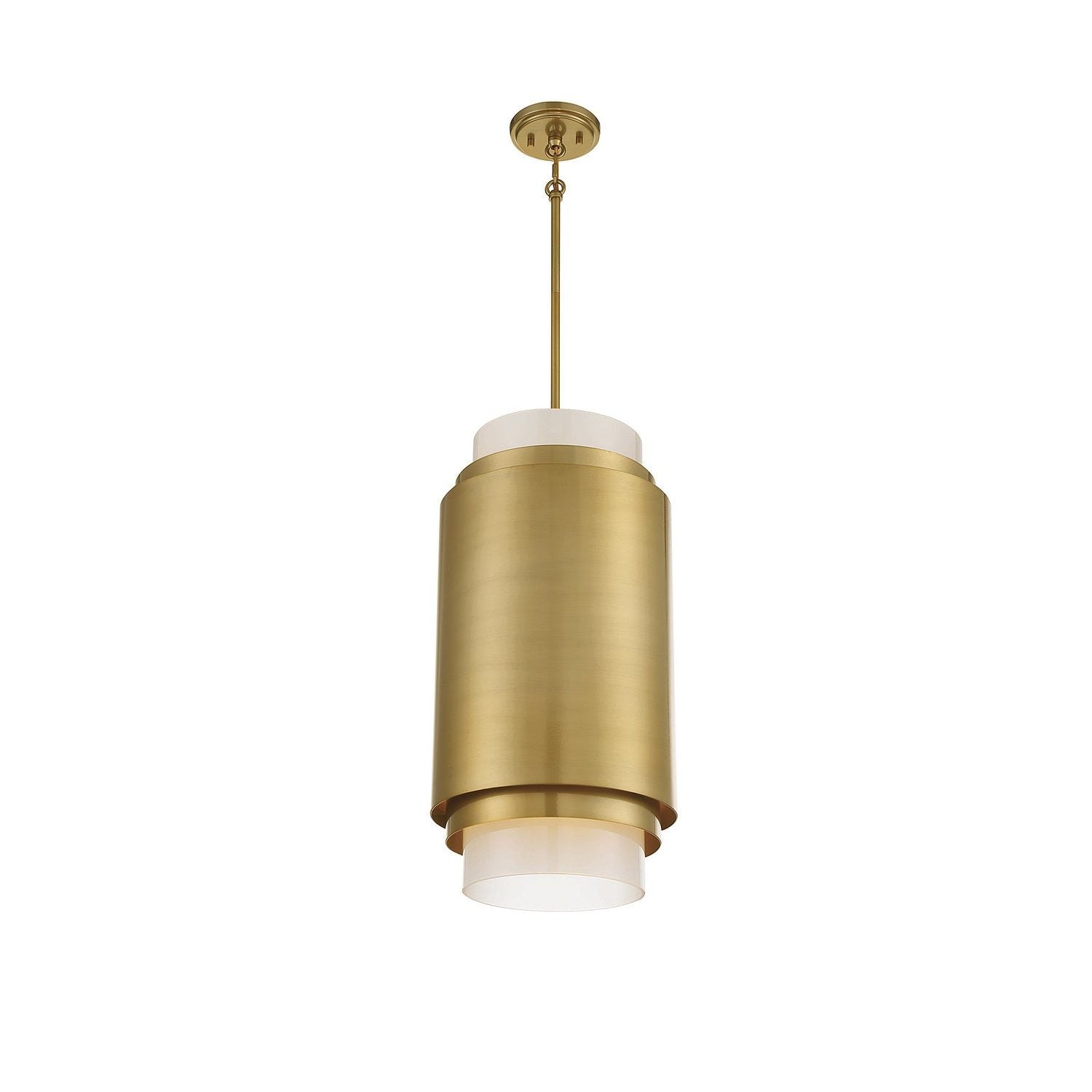 Savoy House - 7-182-3-171 - Three Light Pendant - Beacon - Burnished Brass