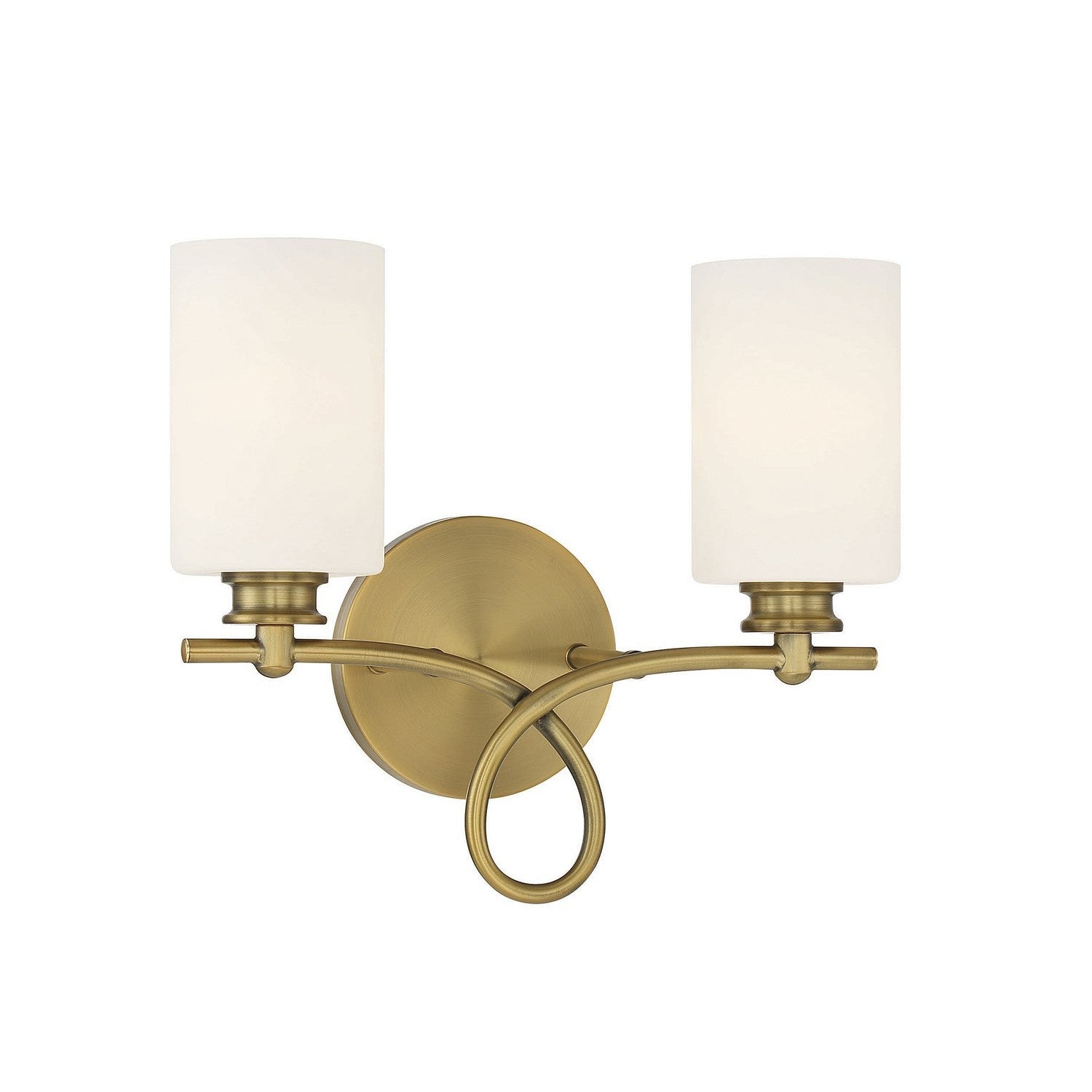 Savoy House - 8-530-2-322 - Two Light Bath Bar - Woodbury - Warm Brass