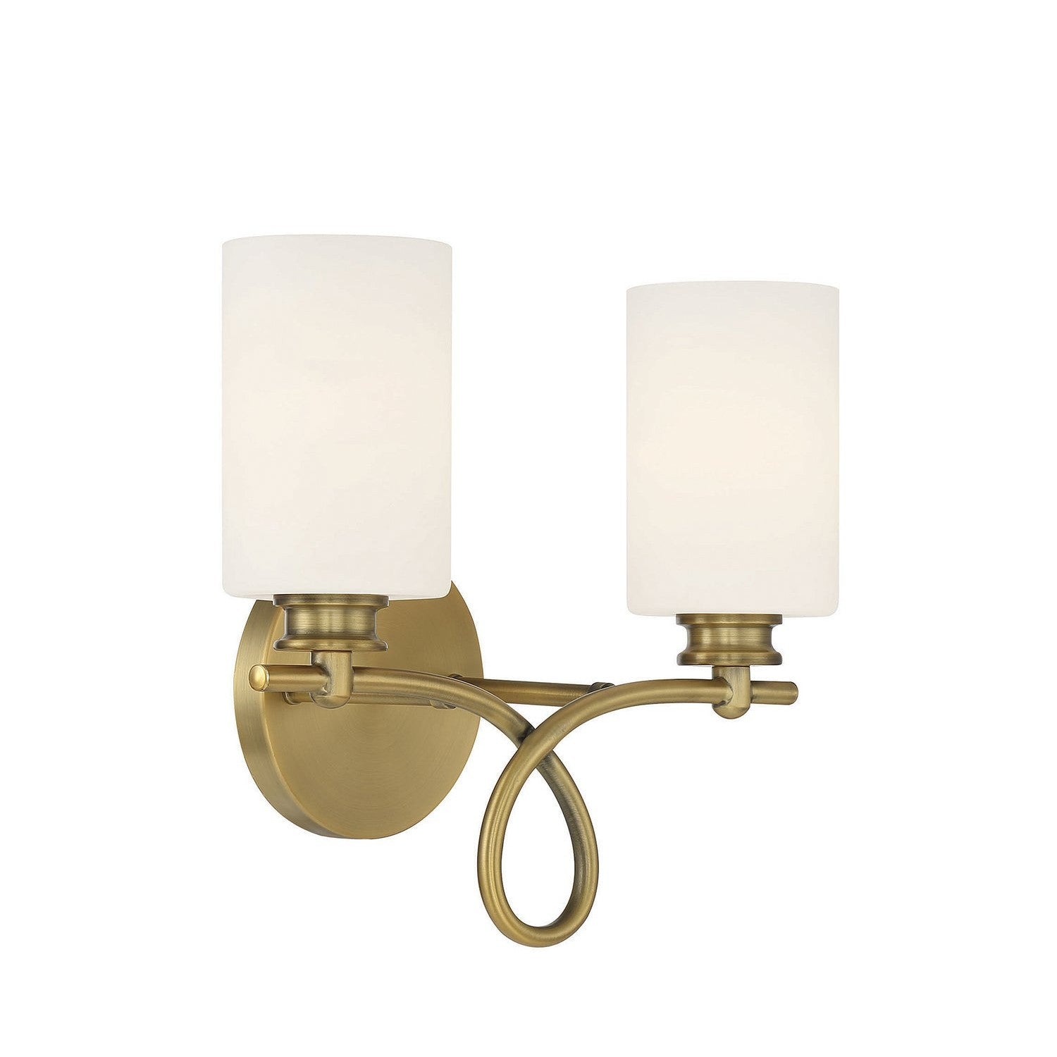 Savoy House - 8-530-2-322 - Two Light Bath Bar - Woodbury - Warm Brass