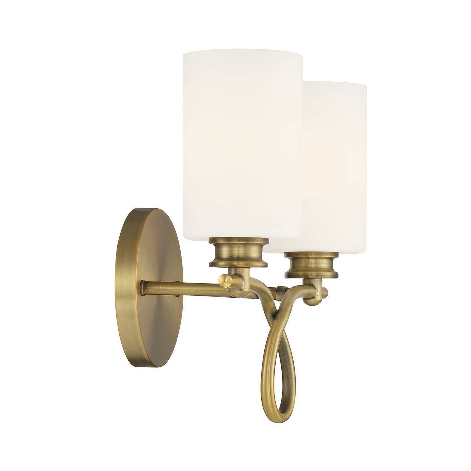 Savoy House - 8-530-2-322 - Two Light Bath Bar - Woodbury - Warm Brass
