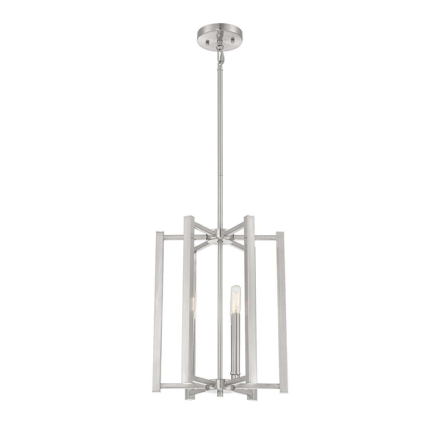 Savoy House - 3-7700-3-SN - Three Light Pendant - Benson - Satin Nickel