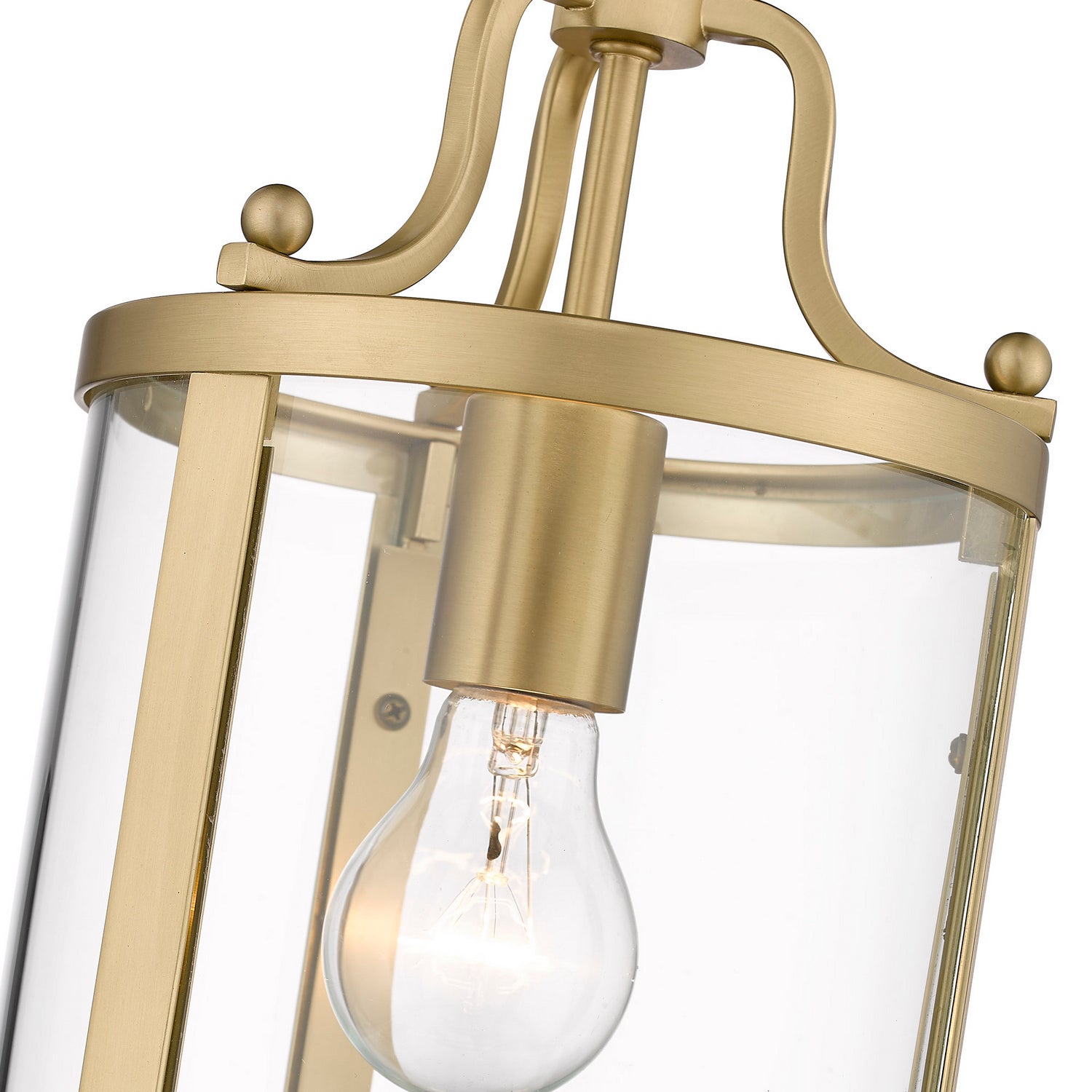 Golden - 1157-M1L BCB-CLR - One Light Mini Pendant - Payton - Brushed Champagne Bronze