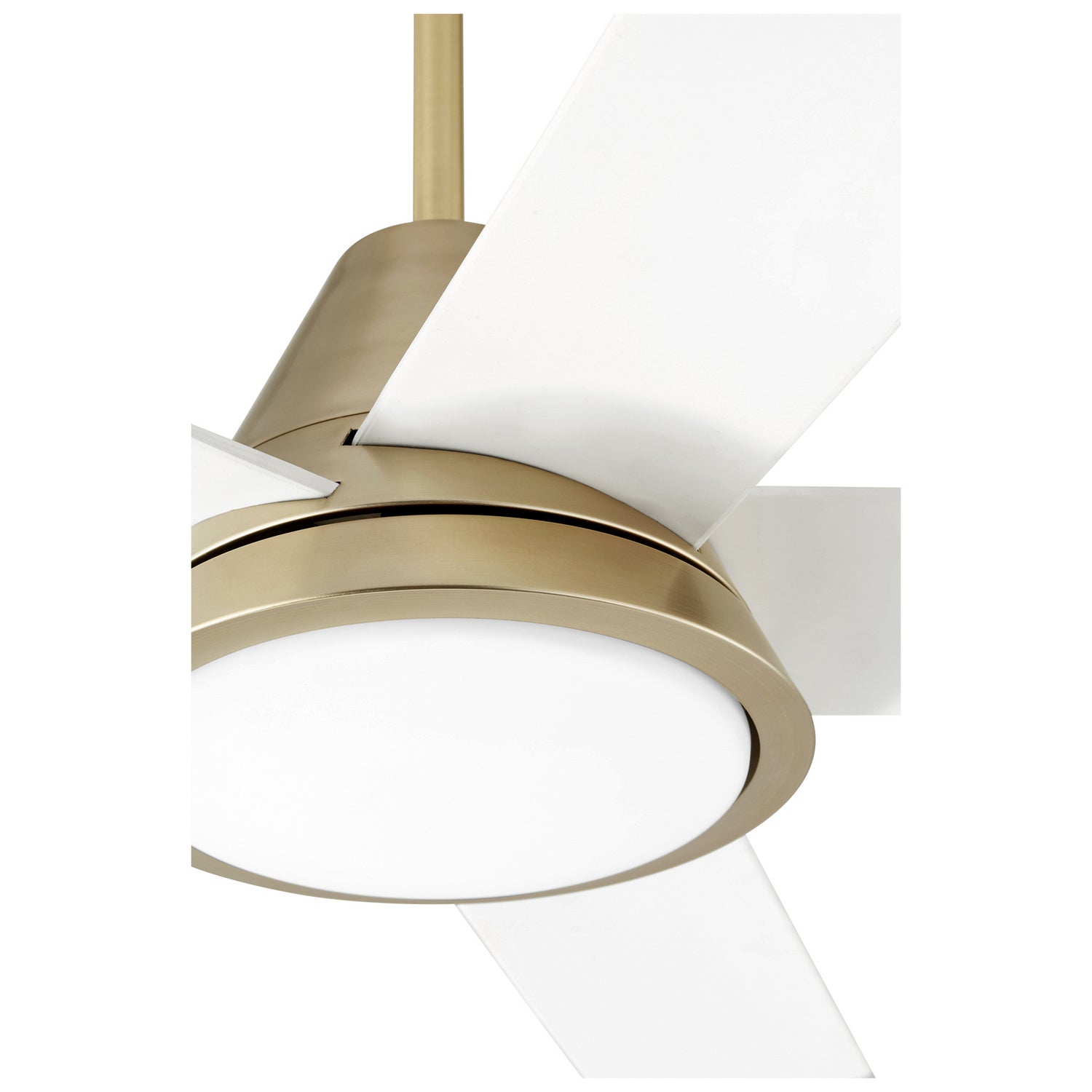 Quorum - 3-115-640 - 56"Ceiling Fan - Temple - Aged Brass