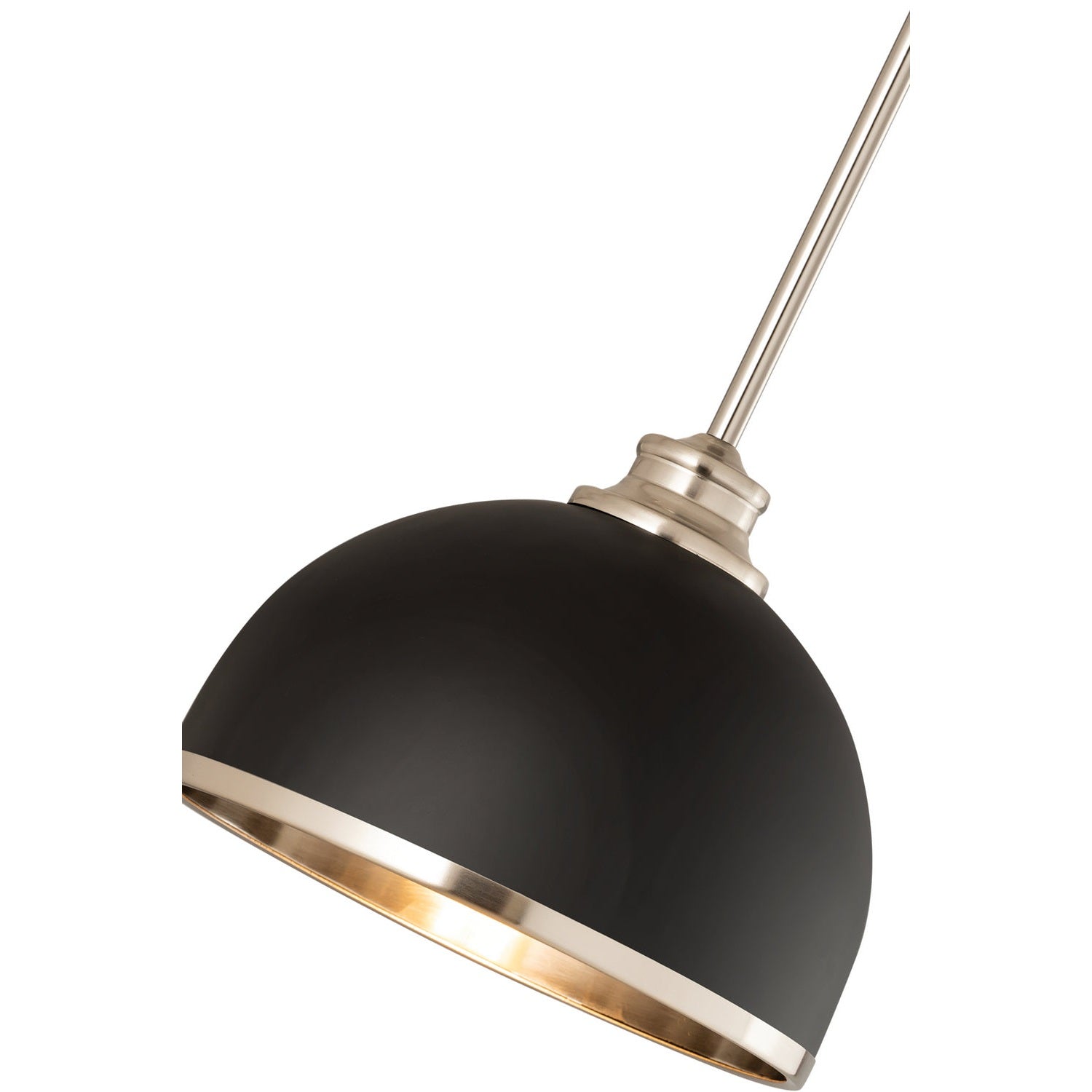 Z-Lite - 1004P10-MB-BN - One Light Pendant - Landry - Matte Black + Brushed Nickel