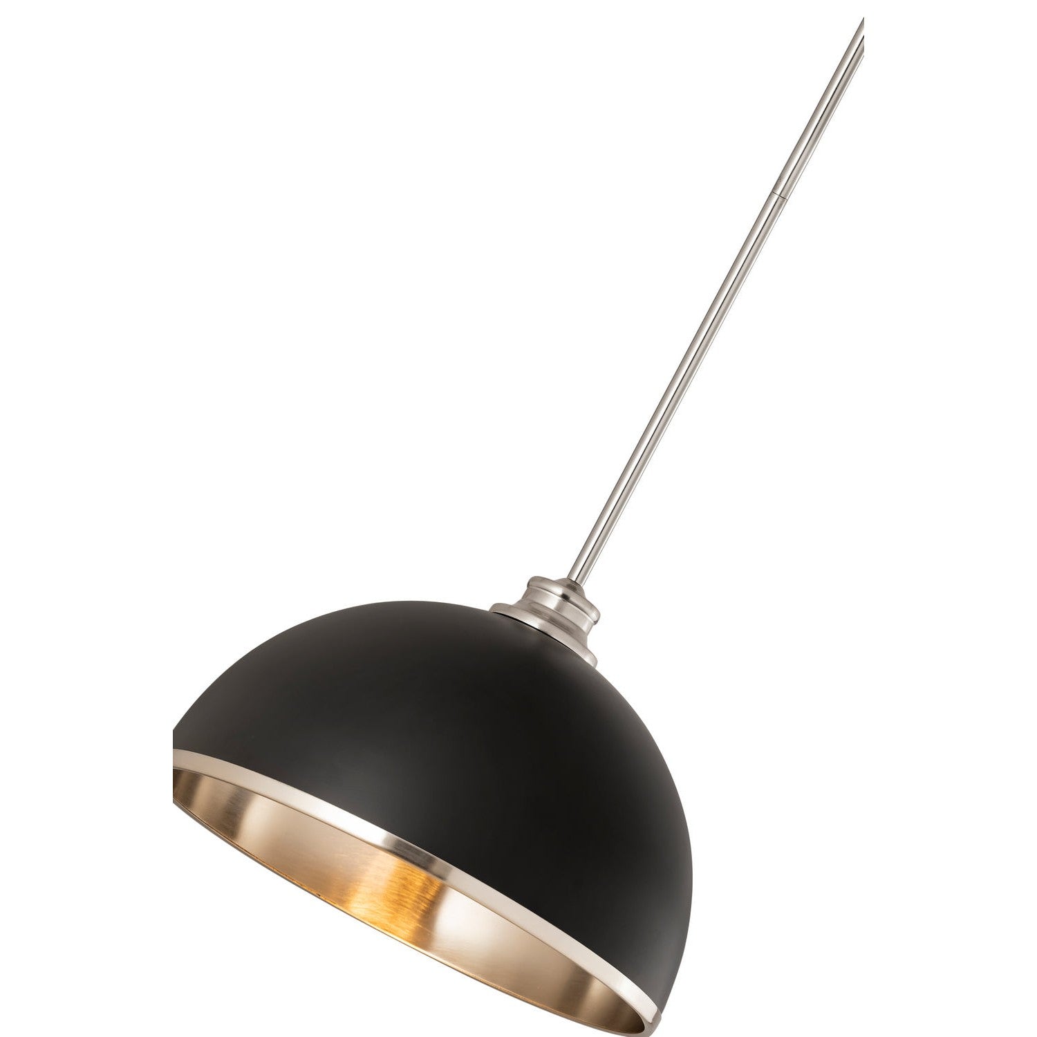 Z-Lite - 1004P14-MB-BN - One Light Pendant - Landry - Matte Black + Brushed Nickel
