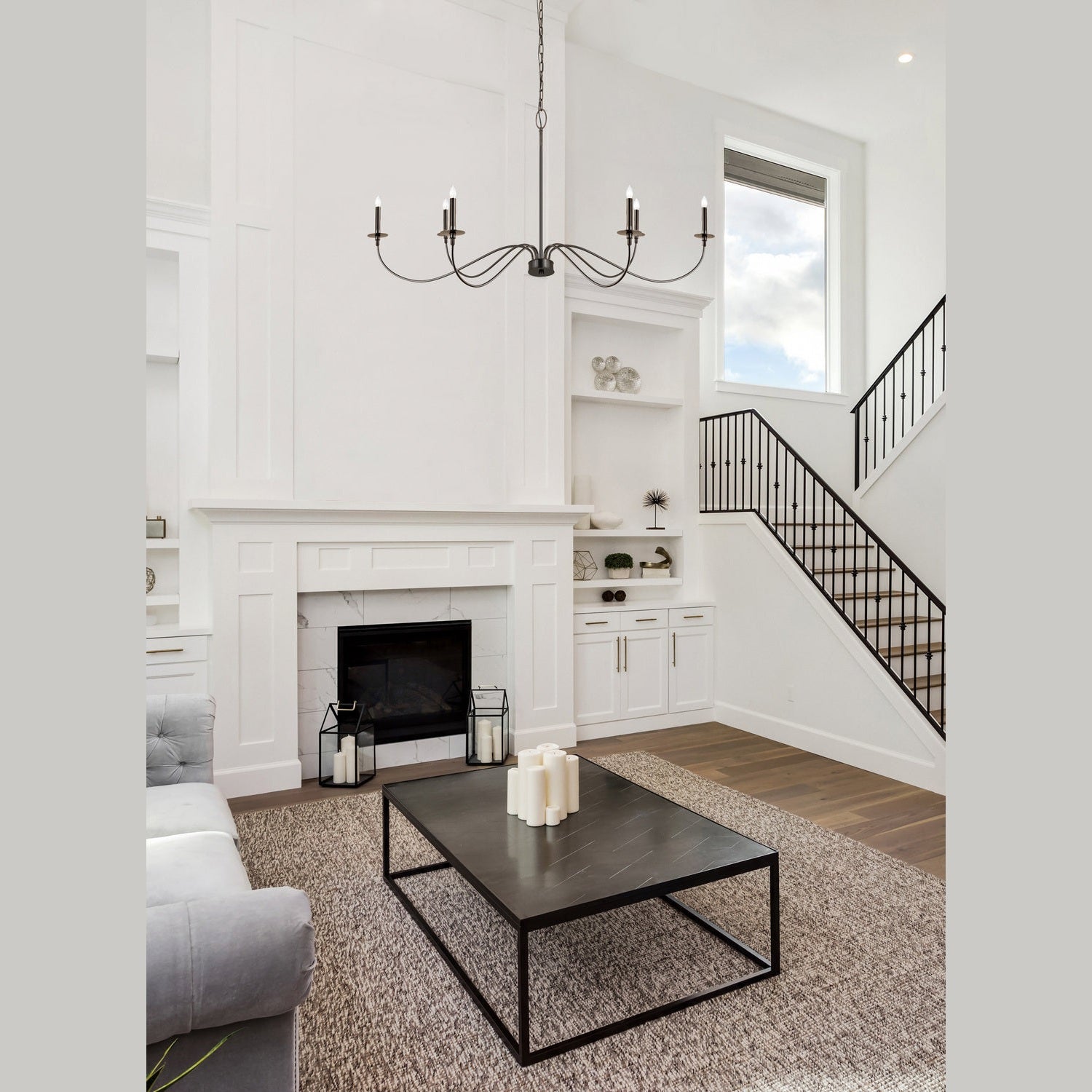 Z-Lite - 2301-63BP - Six Light Chandelier - Arrington - Plated Bronze