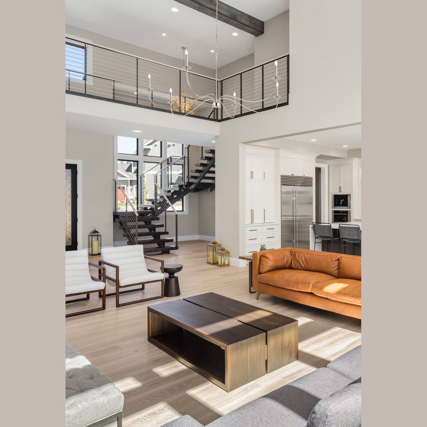 Z-Lite - 2301-63PN - Six Light Chandelier - Arrington - Polished Nickel