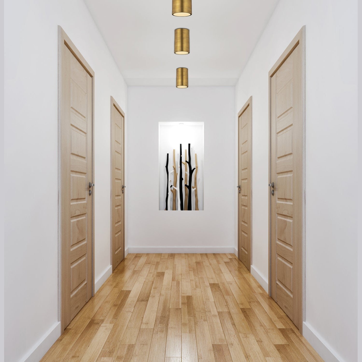 Z-Lite - 2302F1-RB - One Light Flush Mount - Harley - Rubbed Brass