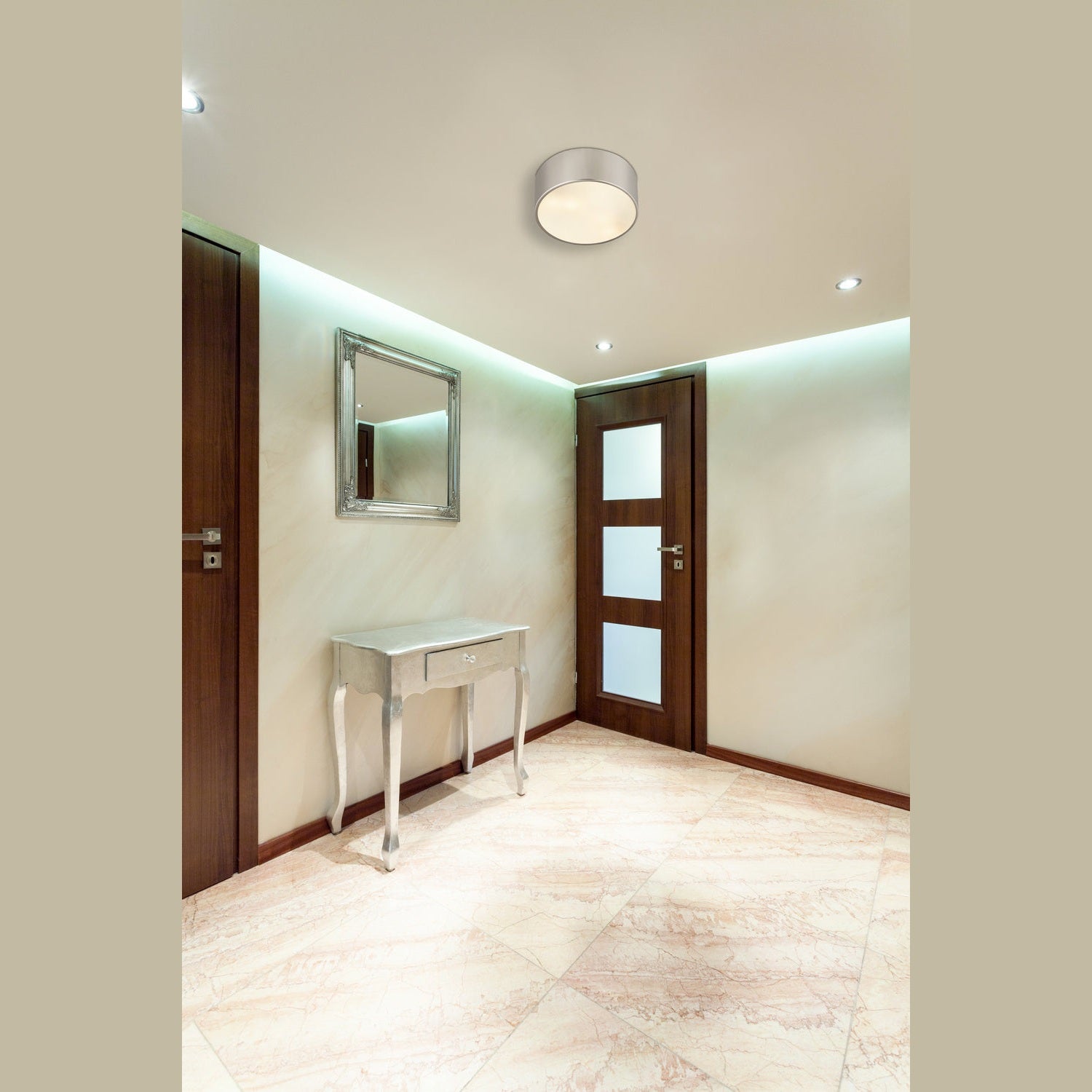 Z-Lite - 2302F2-BN - Two Light Flush Mount - Harley - Brushed Nickel