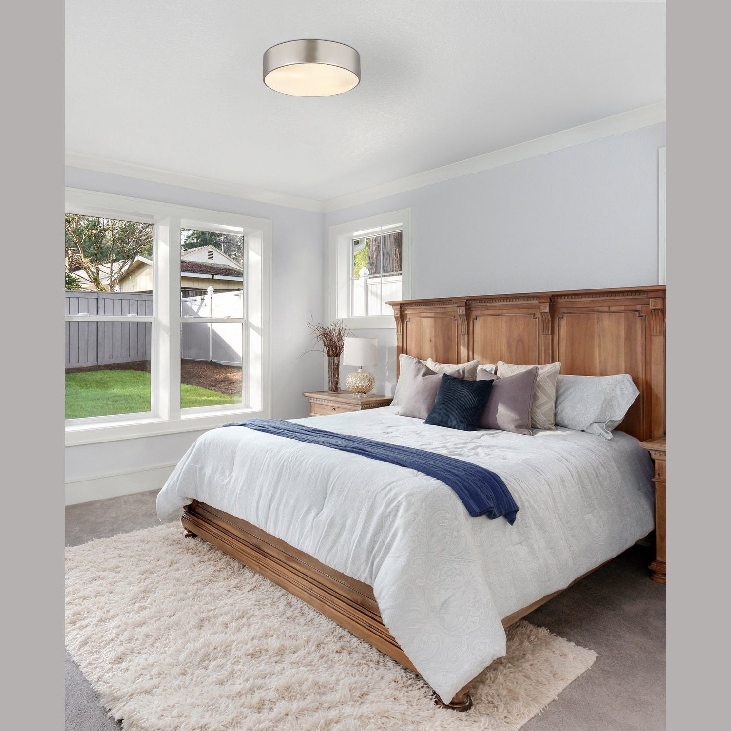 Z-Lite - 2302F4-BN - Four Light Flush Mount - Harley - Brushed Nickel