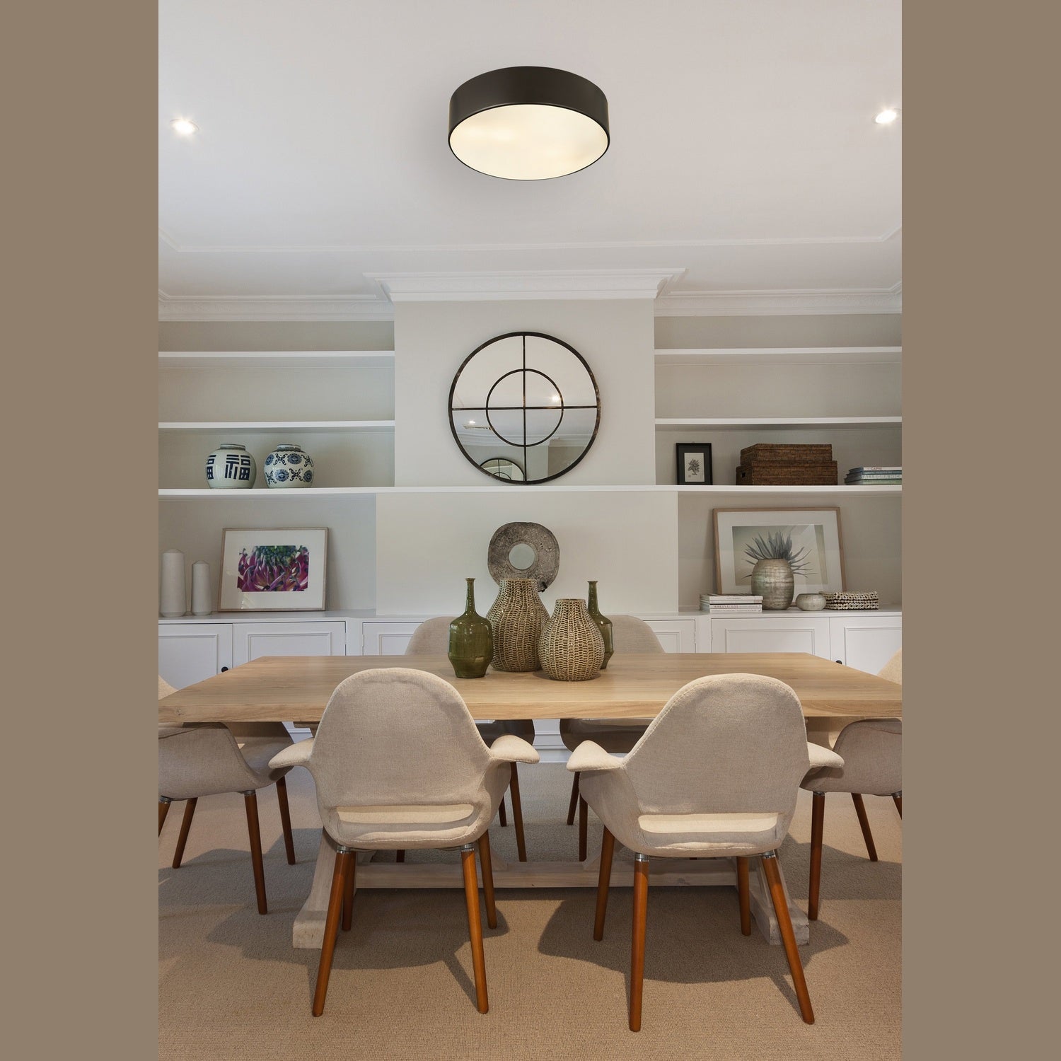 Z-Lite - 2302F4-BRZ - Four Light Flush Mount - Harley - Bronze