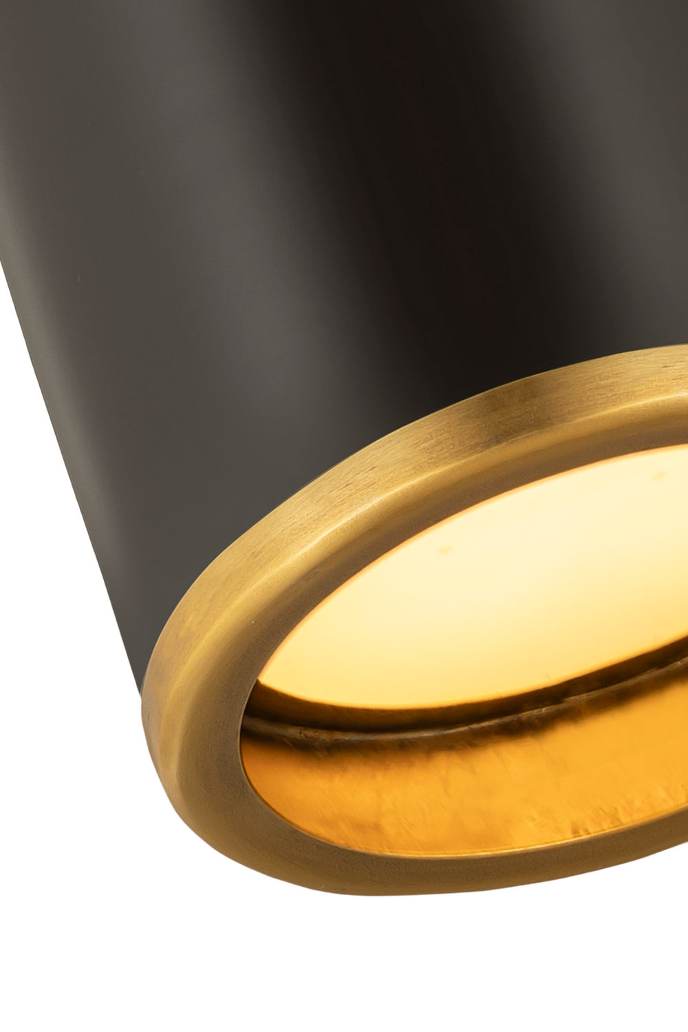Z-Lite - 2303F1-MB-RB - One Light Flush Mount - Arlo - Matte Black + Rubbed Brass