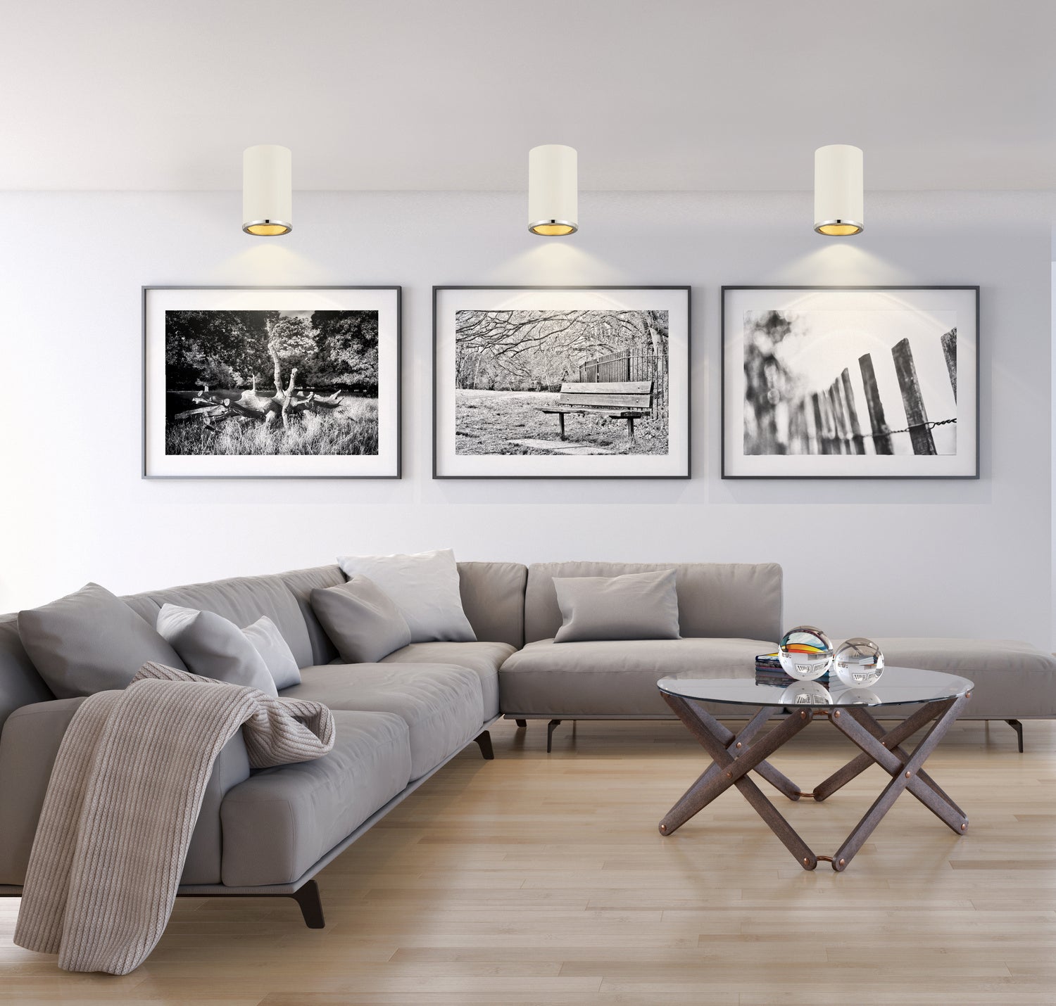 Z-Lite - 2303F1-MW-CH - One Light Flush Mount - Arlo - Matte White + Chrome