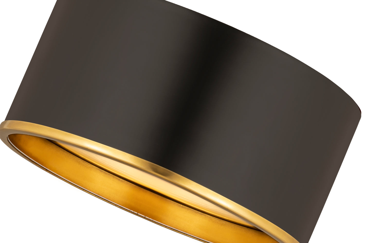 Z-Lite - 2303F2-MB-RB - Two Light Flush Mount - Arlo - Matte Black + Rubbed Brass