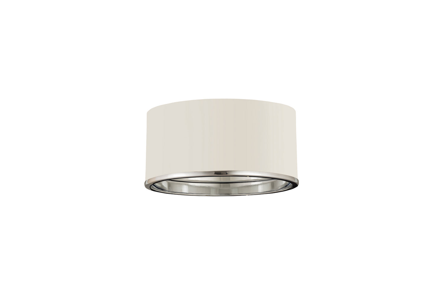 Z-Lite - 2303F2-MW-CH - Two Light Flush Mount - Arlo - Matte White + Chrome