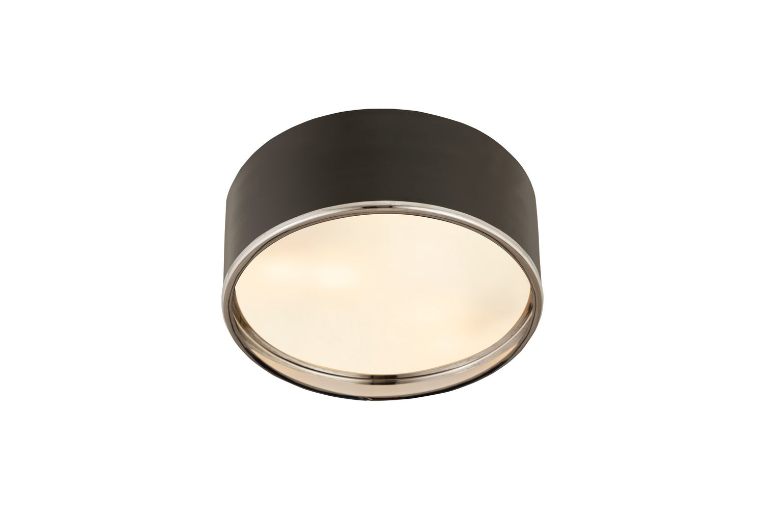 Z-Lite - 2303F3-MB-CH - Three Light Flush Mount - Arlo - Matte Black + Chrome