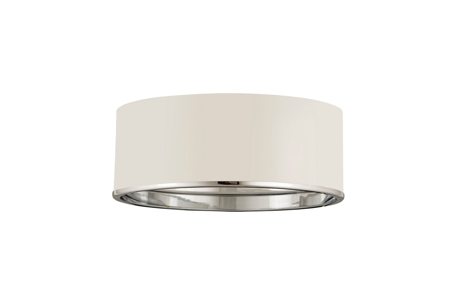 Z-Lite - 2303F3-MW-CH - Three Light Flush Mount - Arlo - Matte White + Chrome