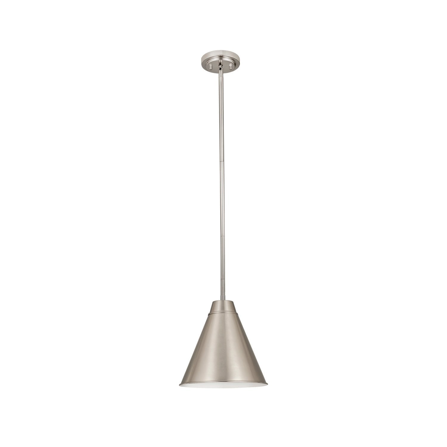 Z-Lite - 6011P12-BN - One Light Pendant - Eaton - Brushed Nickel