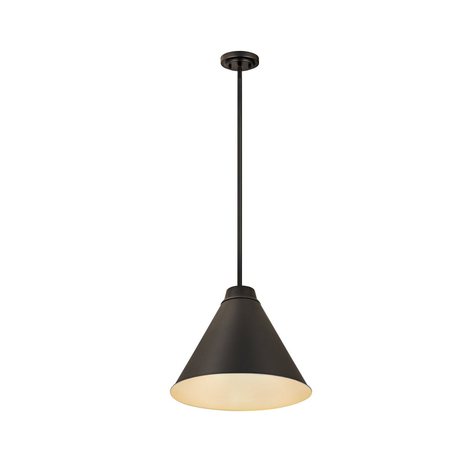 Z-Lite - 6011P18-MB - One Light Pendant - Eaton - Matte Black