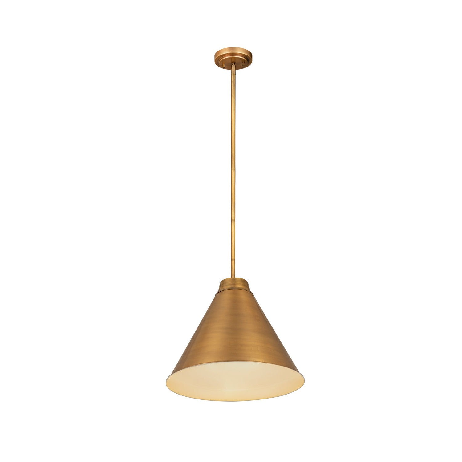 Z-Lite - 6011P18-RB - One Light Pendant - Eaton - Rubbed Brass