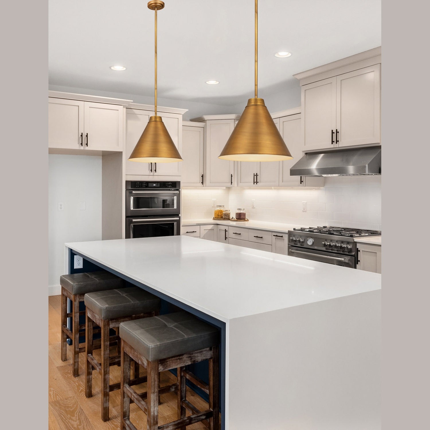 Z-Lite - 6011P18-RB - One Light Pendant - Eaton - Rubbed Brass