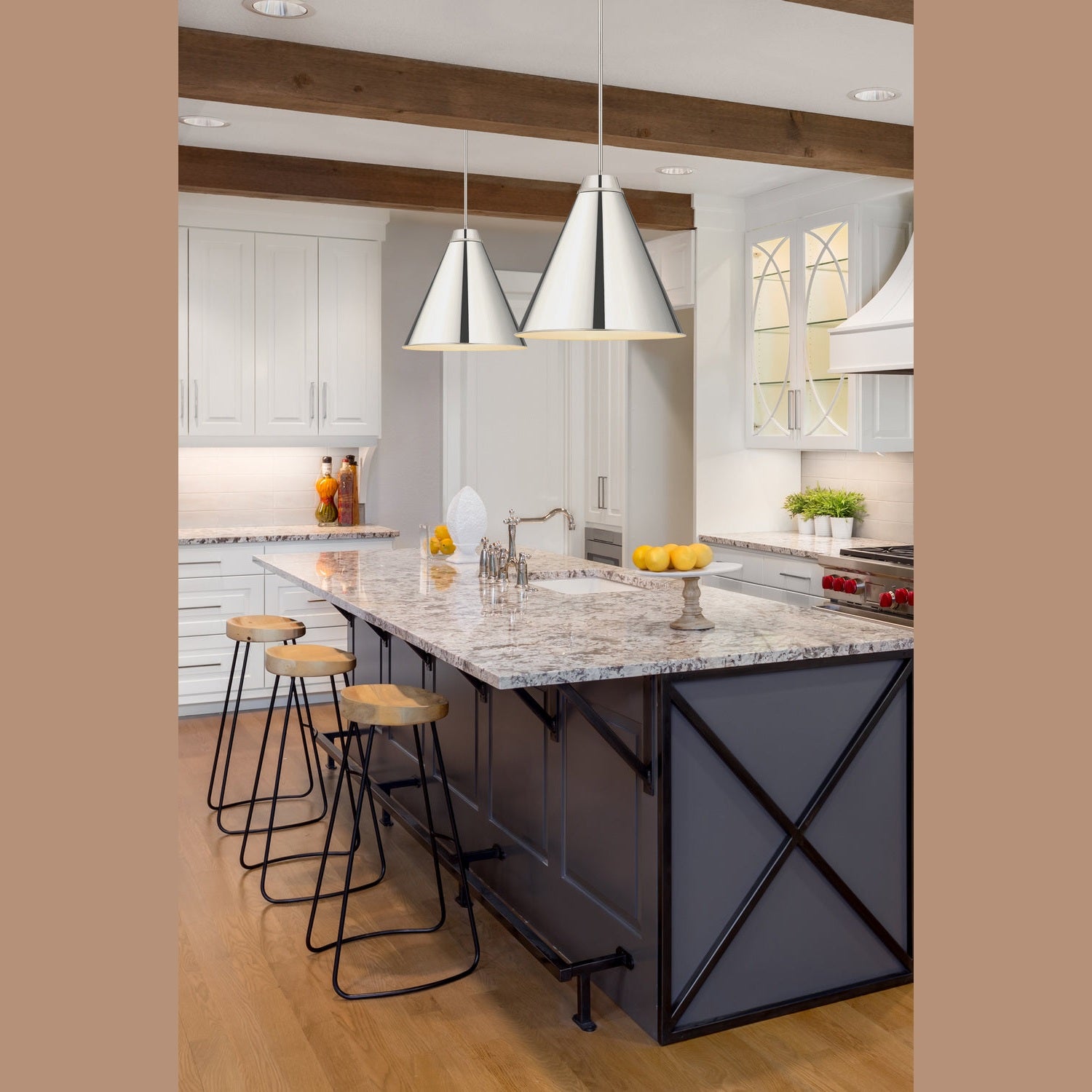 Z-Lite - 6011P24-PN - One Light Pendant - Eaton - Polished Nickel