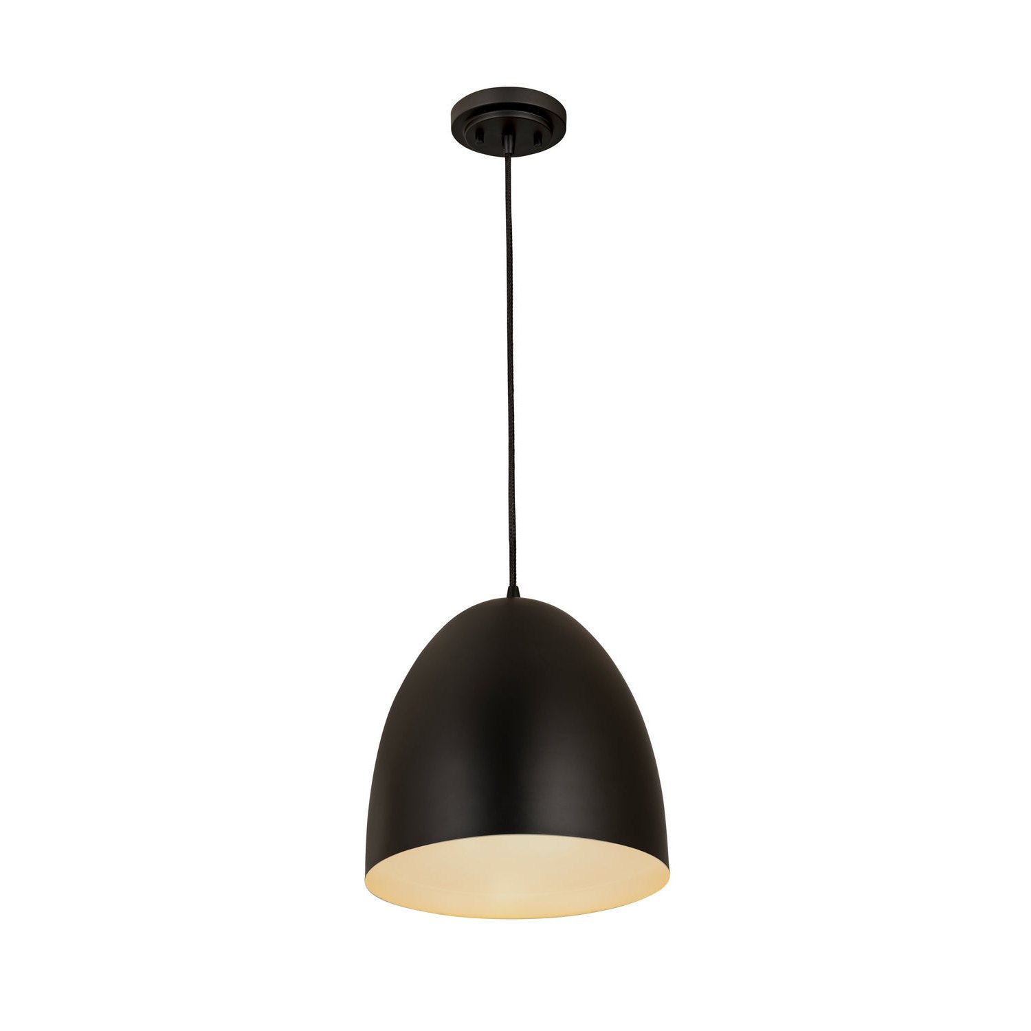 Z-Lite - 6012P12-SBK - One Light Pendant - Z-Studio - Satin Black