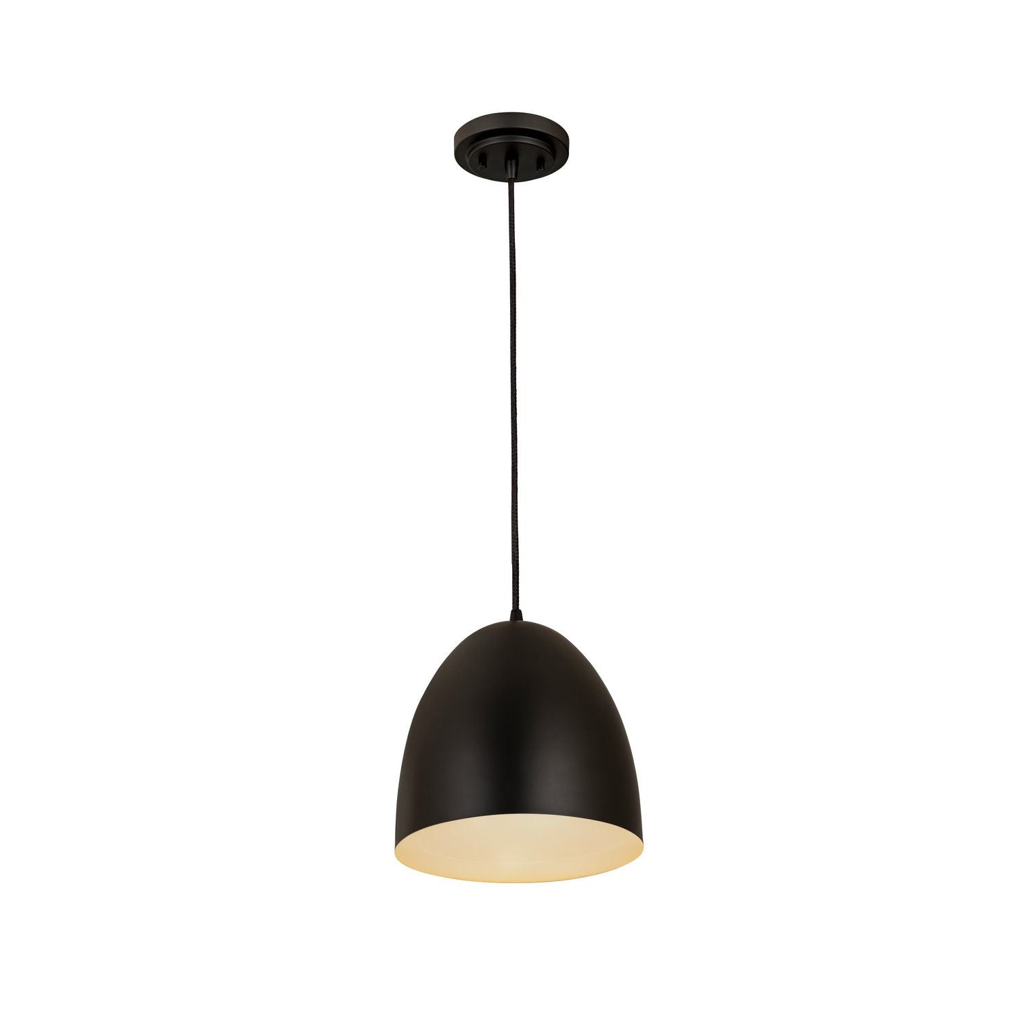Z-Lite - 6012P9-SBK - One Light Pendant - Z-Studio - Satin Black