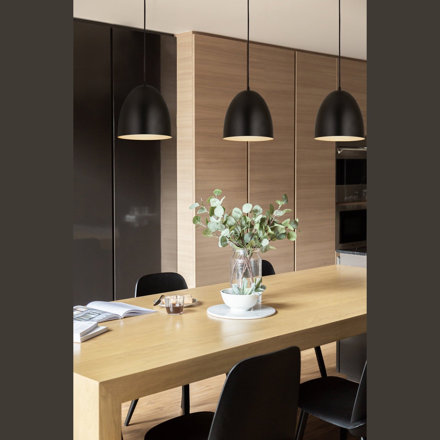 Z-Lite - 6012P9-SBK - One Light Pendant - Z-Studio - Satin Black