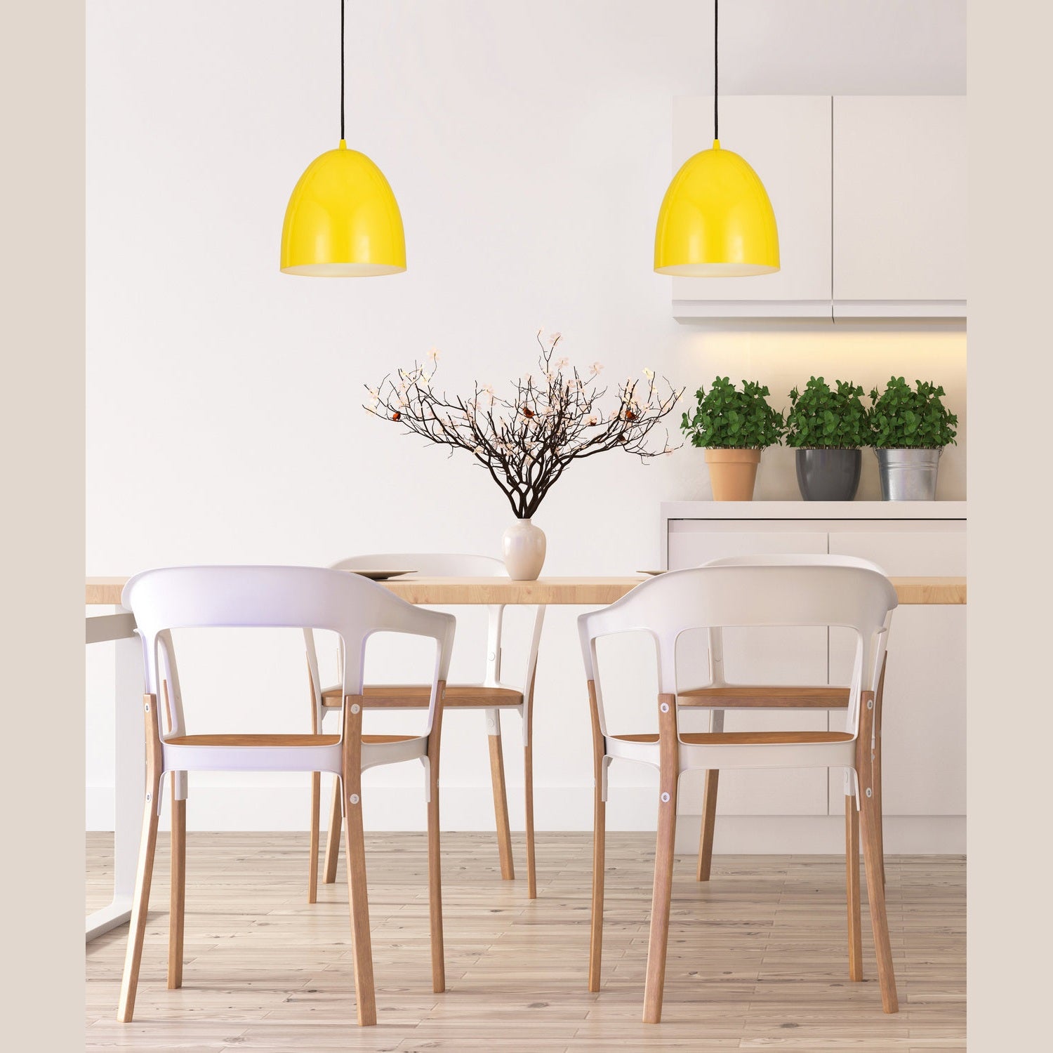 Z-Lite - 6012P9-YEL - One Light Pendant - Z-Studio - Yellow