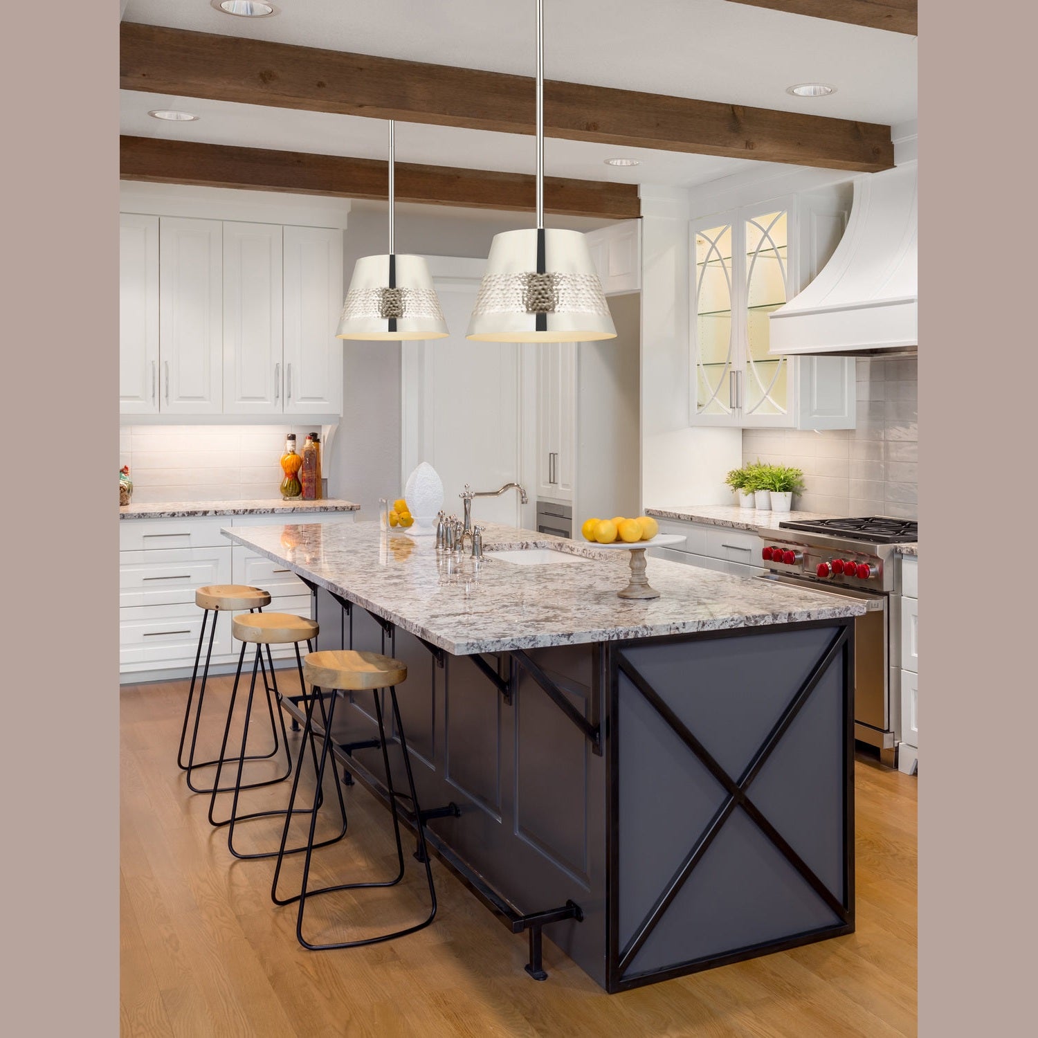 Z-Lite - 6013-12PN - One Light Pendant - Maddox - Polished Nickel