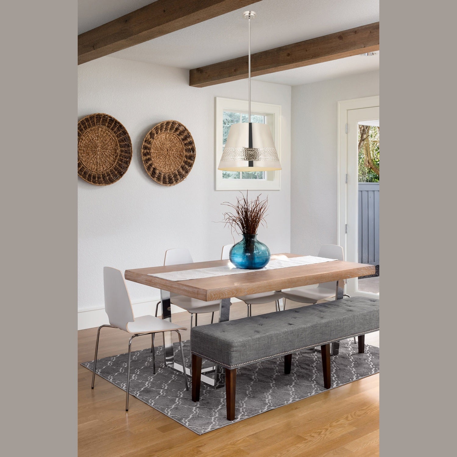 Z-Lite - 6013-18PN - One Light Chandelier - Maddox - Polished Nickel