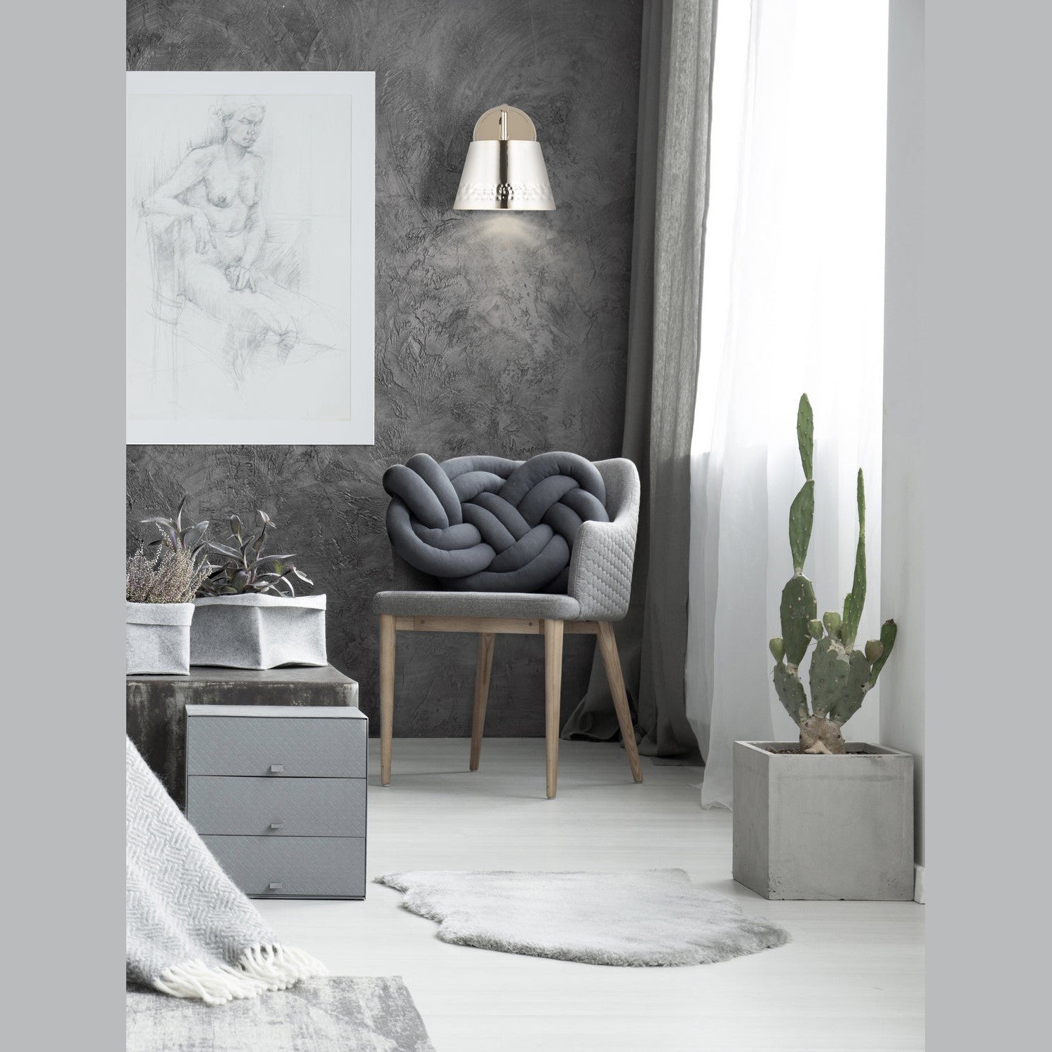 Z-Lite - 6013-1S-PN - One Light Wall Sconce - Maddox - Polished Nickel