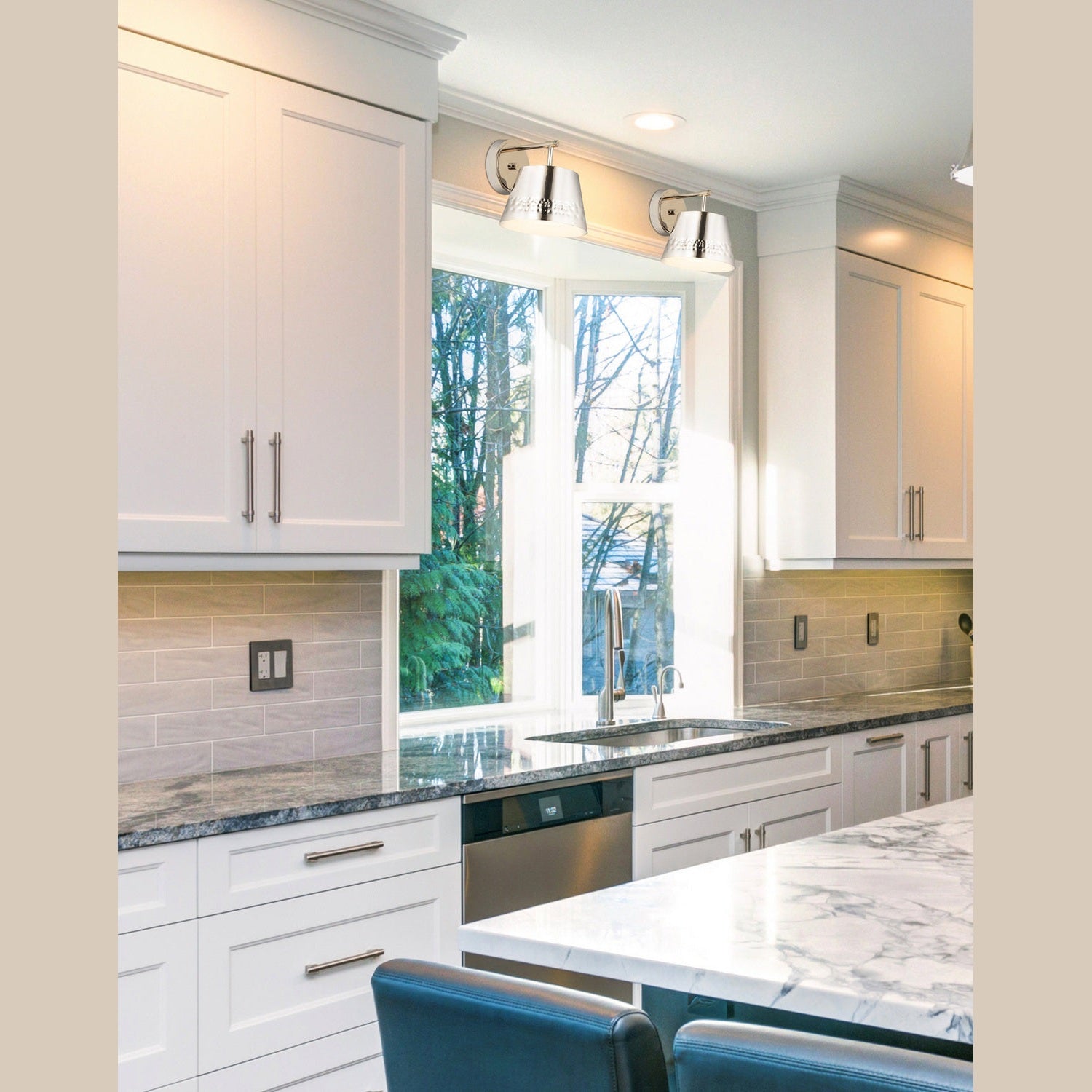 Z-Lite - 6013-1S-PN - One Light Wall Sconce - Maddox - Polished Nickel