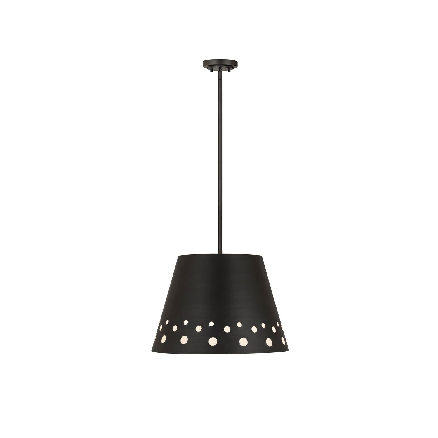 Z-Lite - 6014-18MB - One Light Chandelier - Katie - Matte Black