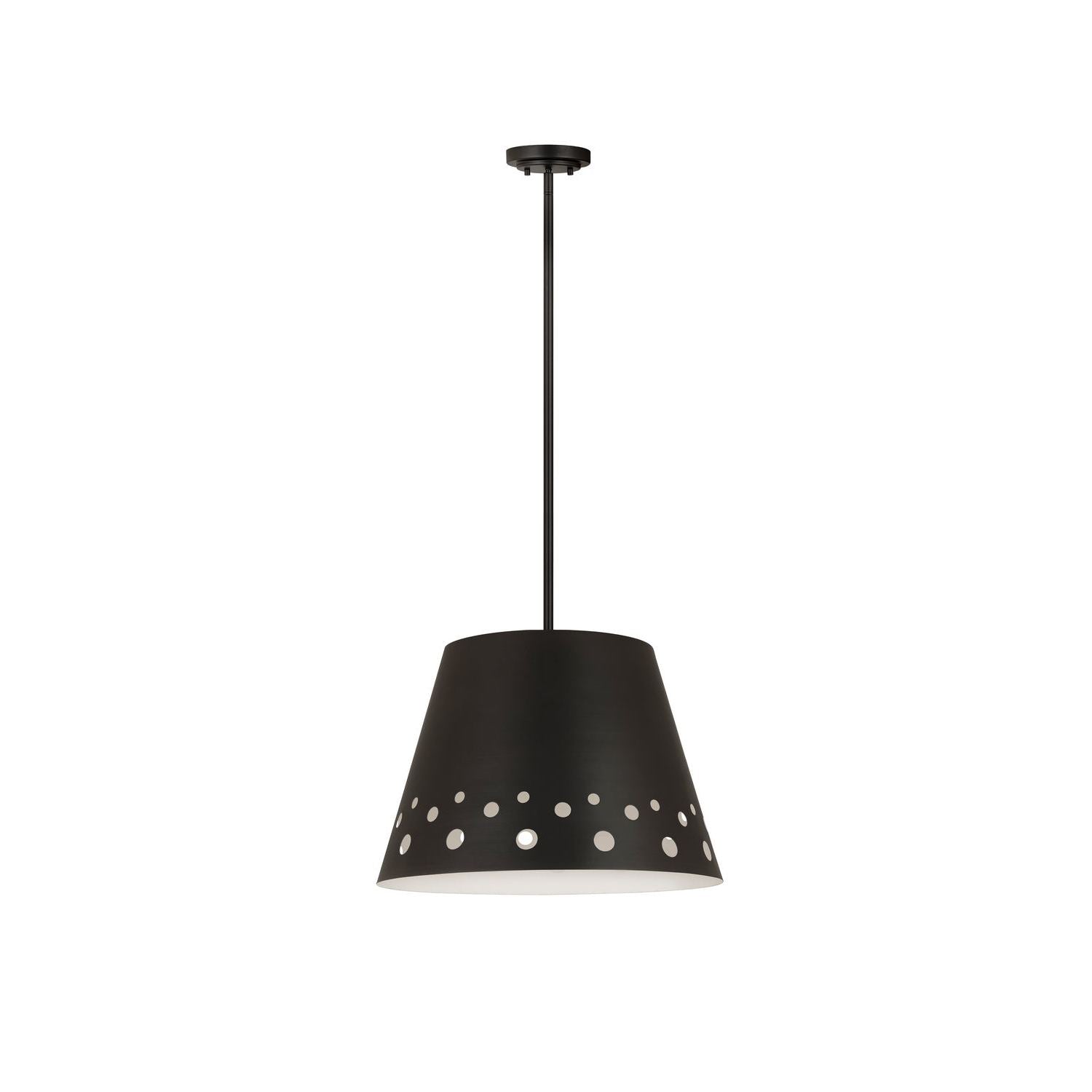 Z-Lite - 6014-18MB - One Light Chandelier - Katie - Matte Black