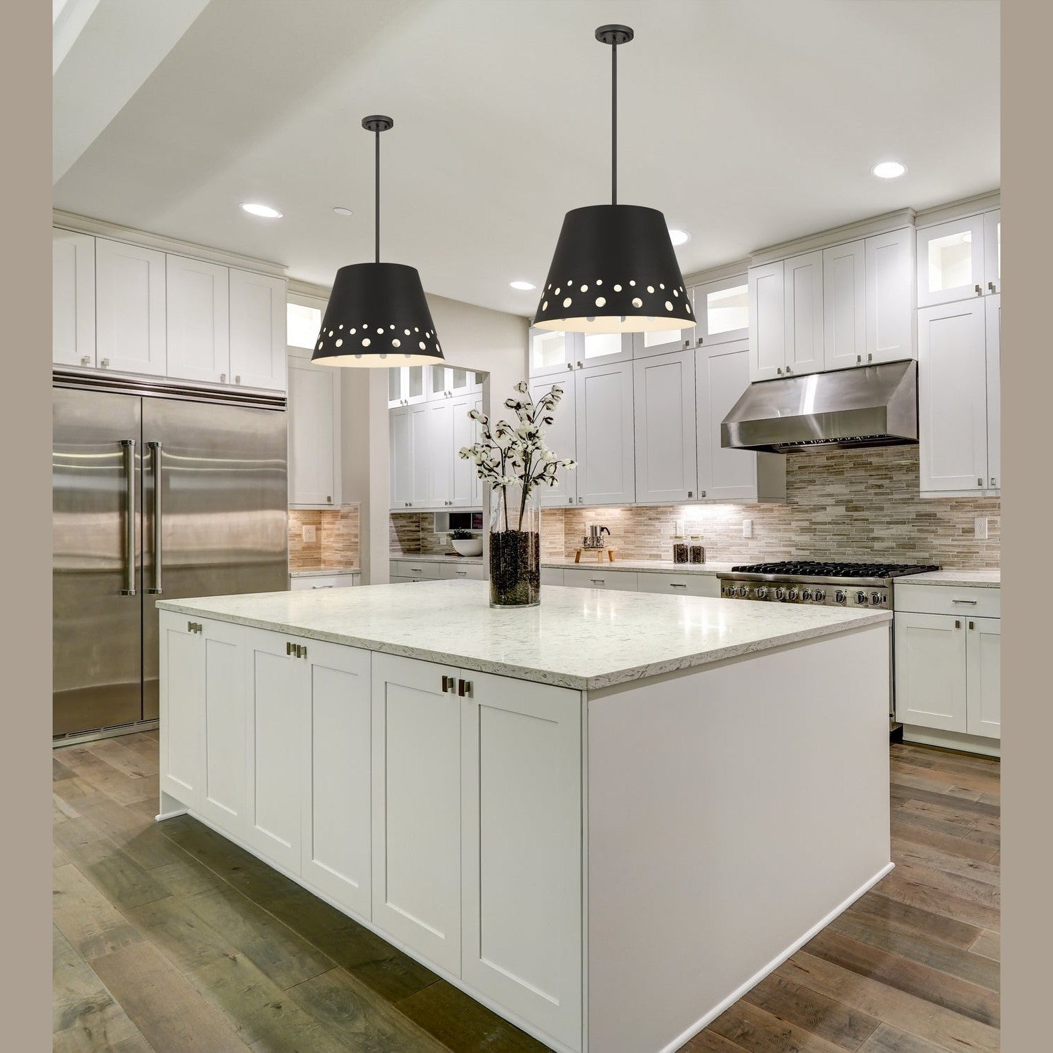 Z-Lite - 6014-18MB - One Light Chandelier - Katie - Matte Black