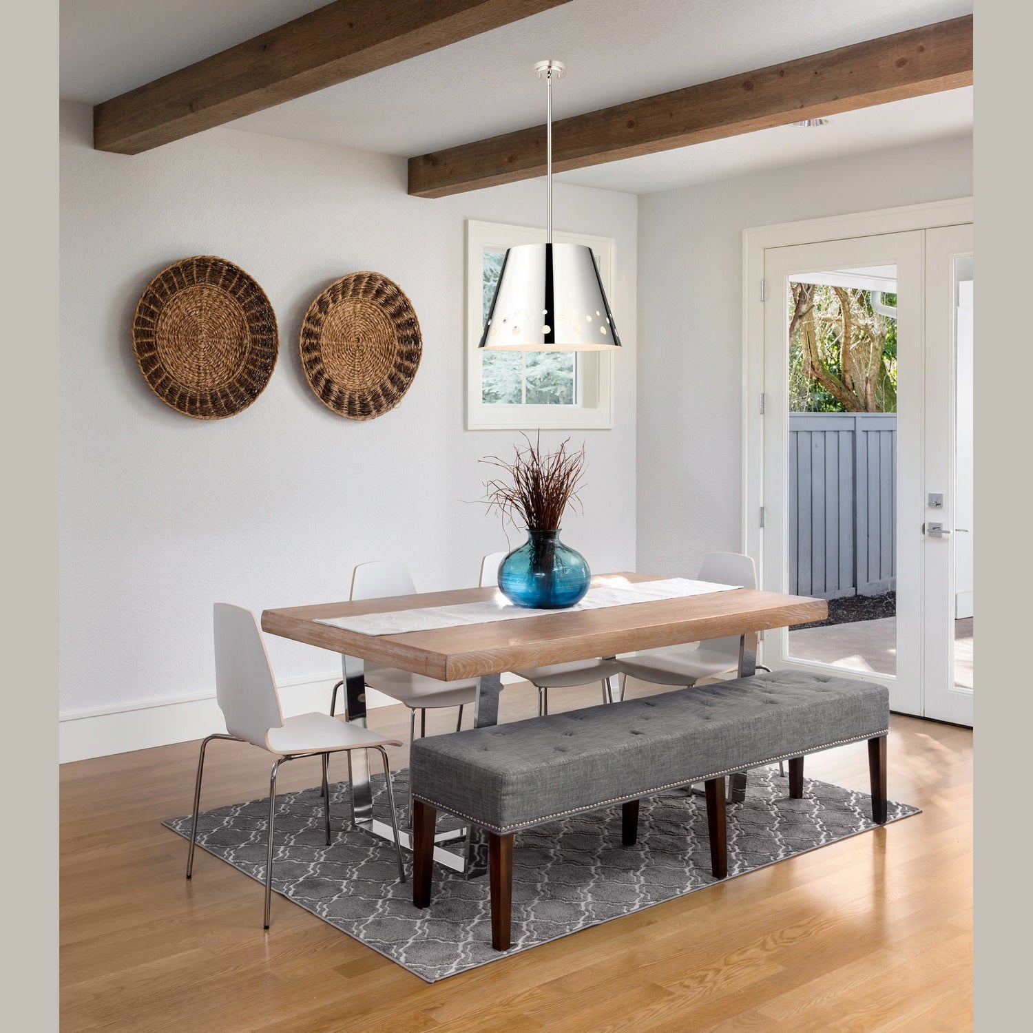 Z-Lite - 6014-18PN - One Light Chandelier - Katie - Polished Nickel