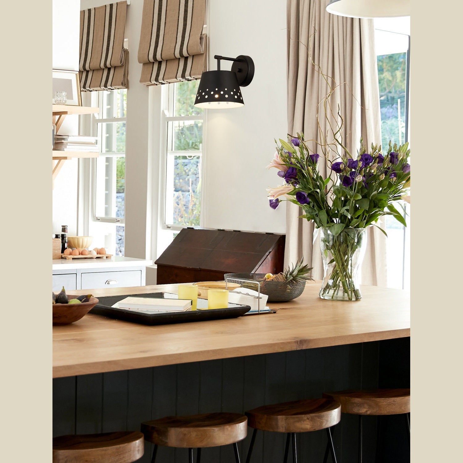 Z-Lite - 6014-1S-MB - One Light Wall Sconce - Katie - Matte Black