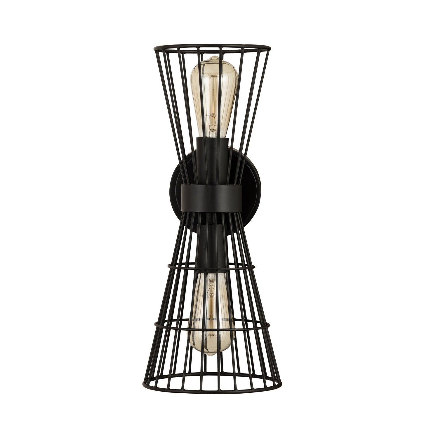 Z-Lite - 6015-2S-MB - Two Light Wall Sconce - Alito - Matte Black