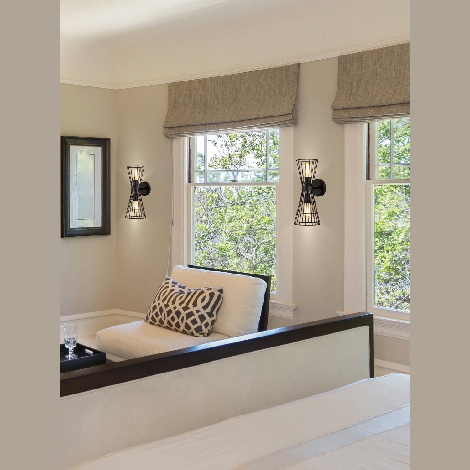 Z-Lite - 6015-2S-MB - Two Light Wall Sconce - Alito - Matte Black